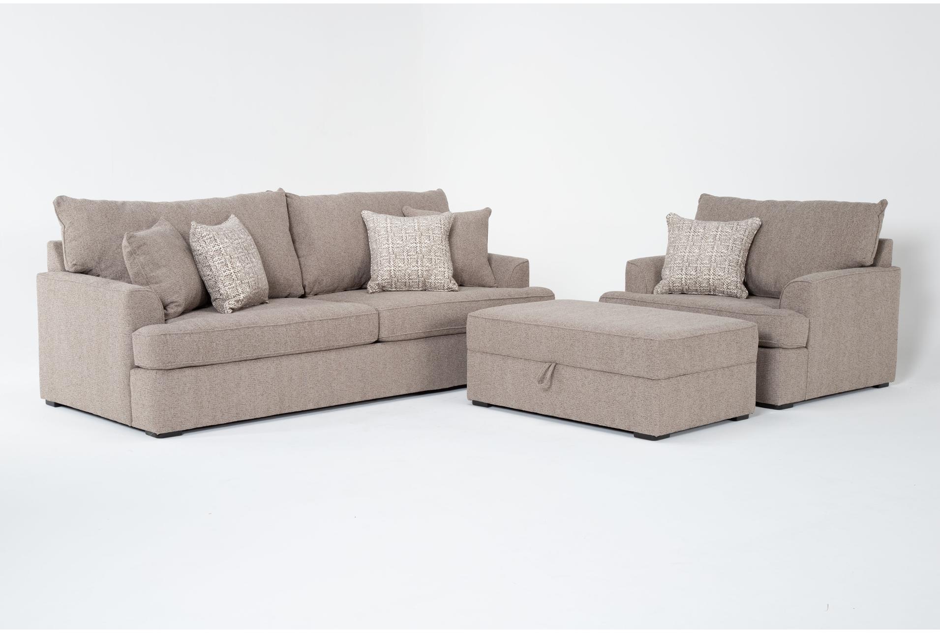 belinha ii taupe beige fabric 3 piece queen memory foam sleeper sofa bed arm chair & ottoman set | loose reversible back 1 belinha ii taupe beige fabric 3 piece queen memory foam sleeper sofa bed arm chair & ottoman set | loose reversible back
