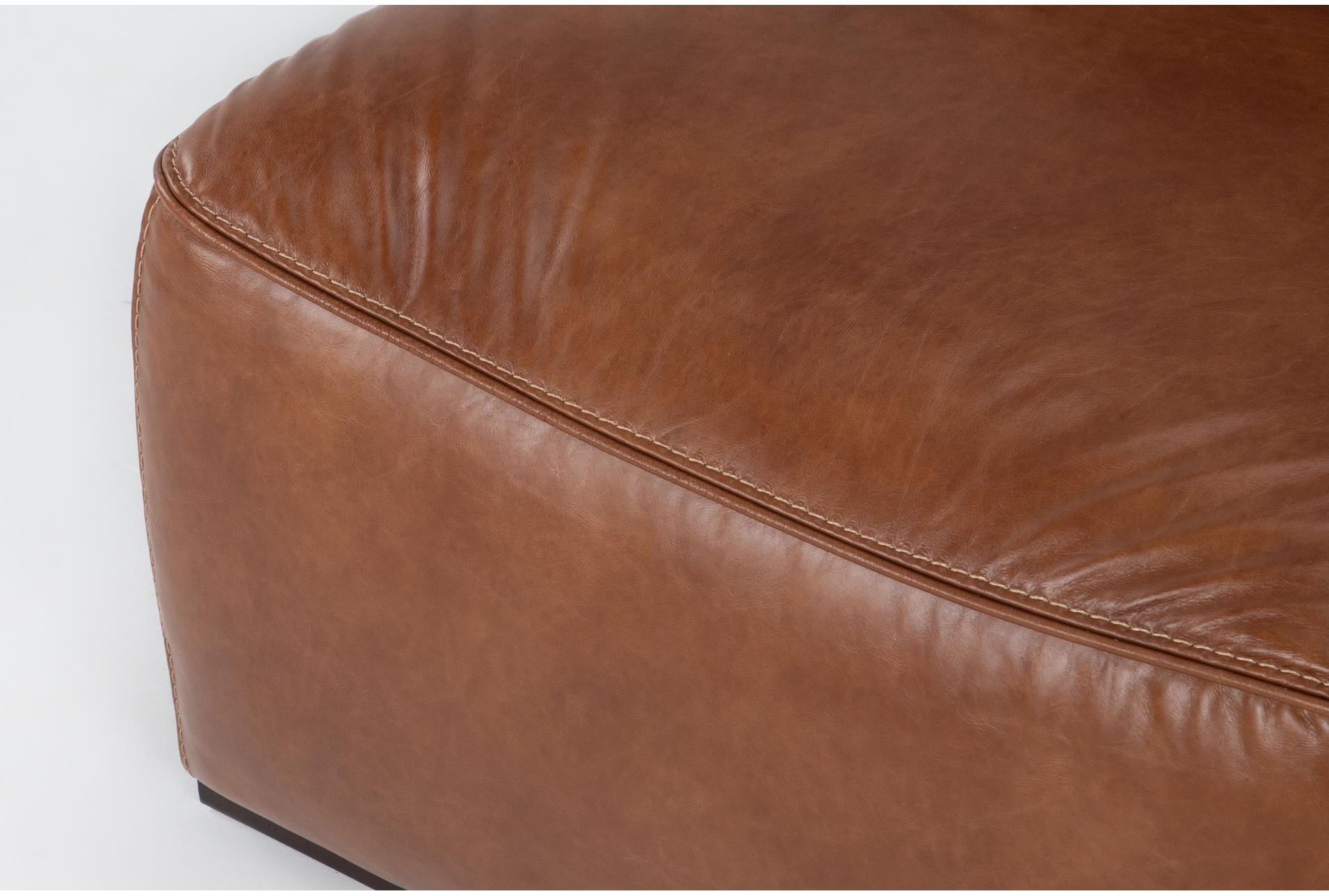 burton honey brown natural leather 132" 3 piece modular l-shaped sectional | reversible | deep seated | armless 8 burton honey brown natural leather 132" 3 piece modular l-shaped sectional | reversible | deep seated | armless
