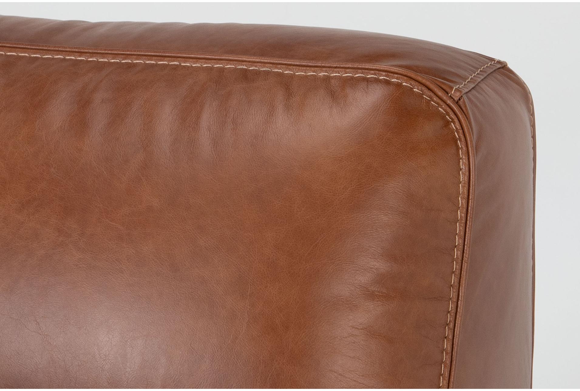 burton honey brown natural leather 132" 3 piece modular l-shaped sectional | reversible | deep seated | armless 9 burton honey brown natural leather 132" 3 piece modular l-shaped sectional | reversible | deep seated | armless