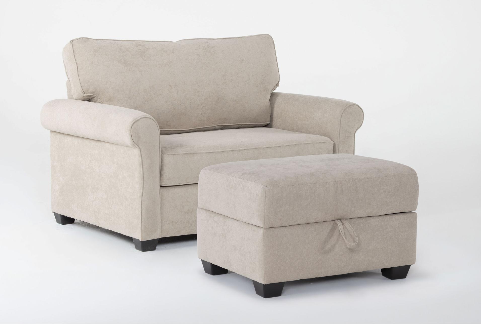athos cream beige fabric 56" twin memory foam oversized arm chair sleeper/storage ottoman set 1 athos cream beige fabric 56" twin memory foam oversized arm chair sleeper/storage ottoman set
