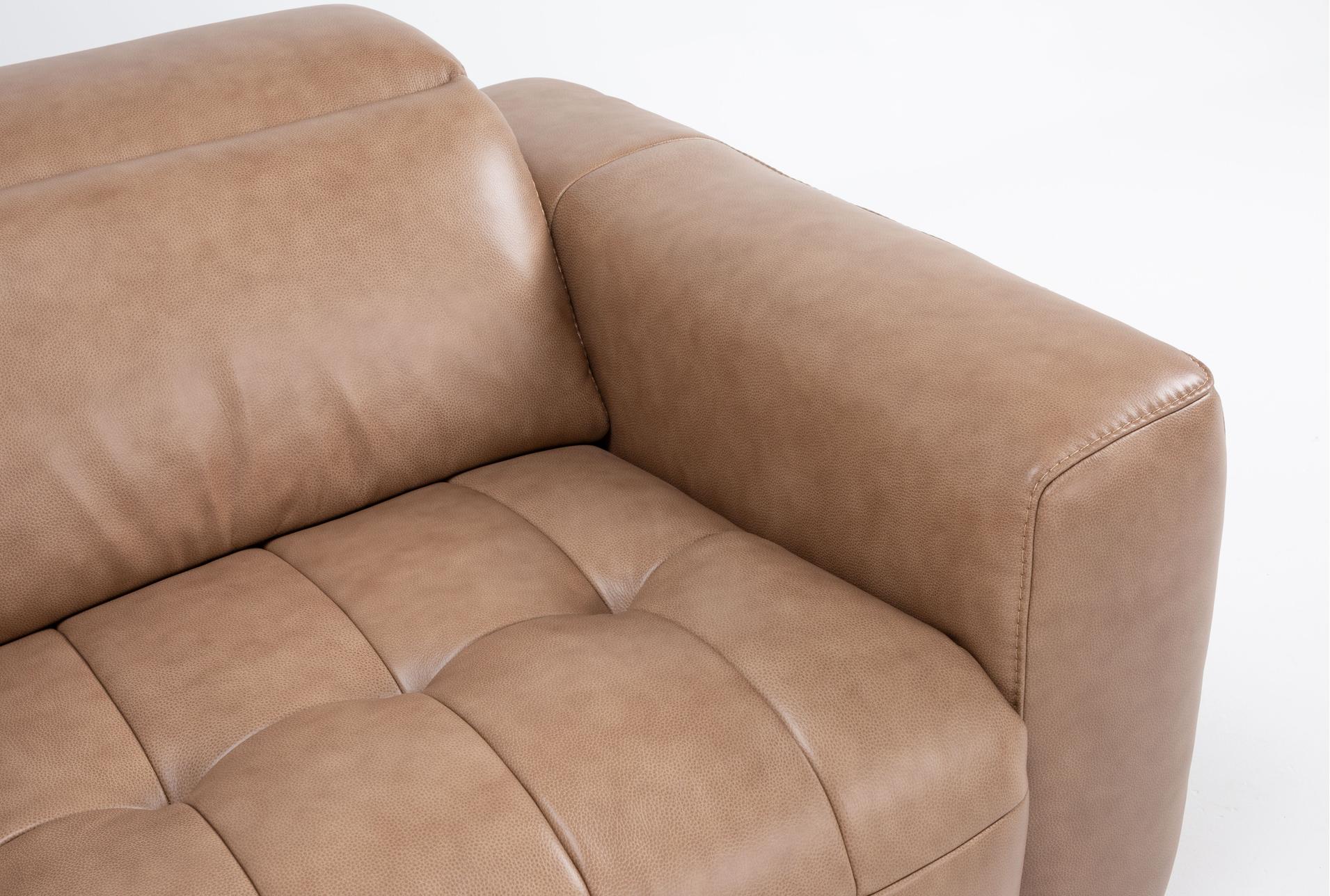miles brown orange leather 121" 5 piece power reclining modular sectional | adjustable headrests | reversible | usb 19 miles brown orange leather 121" 5 piece power reclining modular sectional | adjustable headrests | reversible | usb