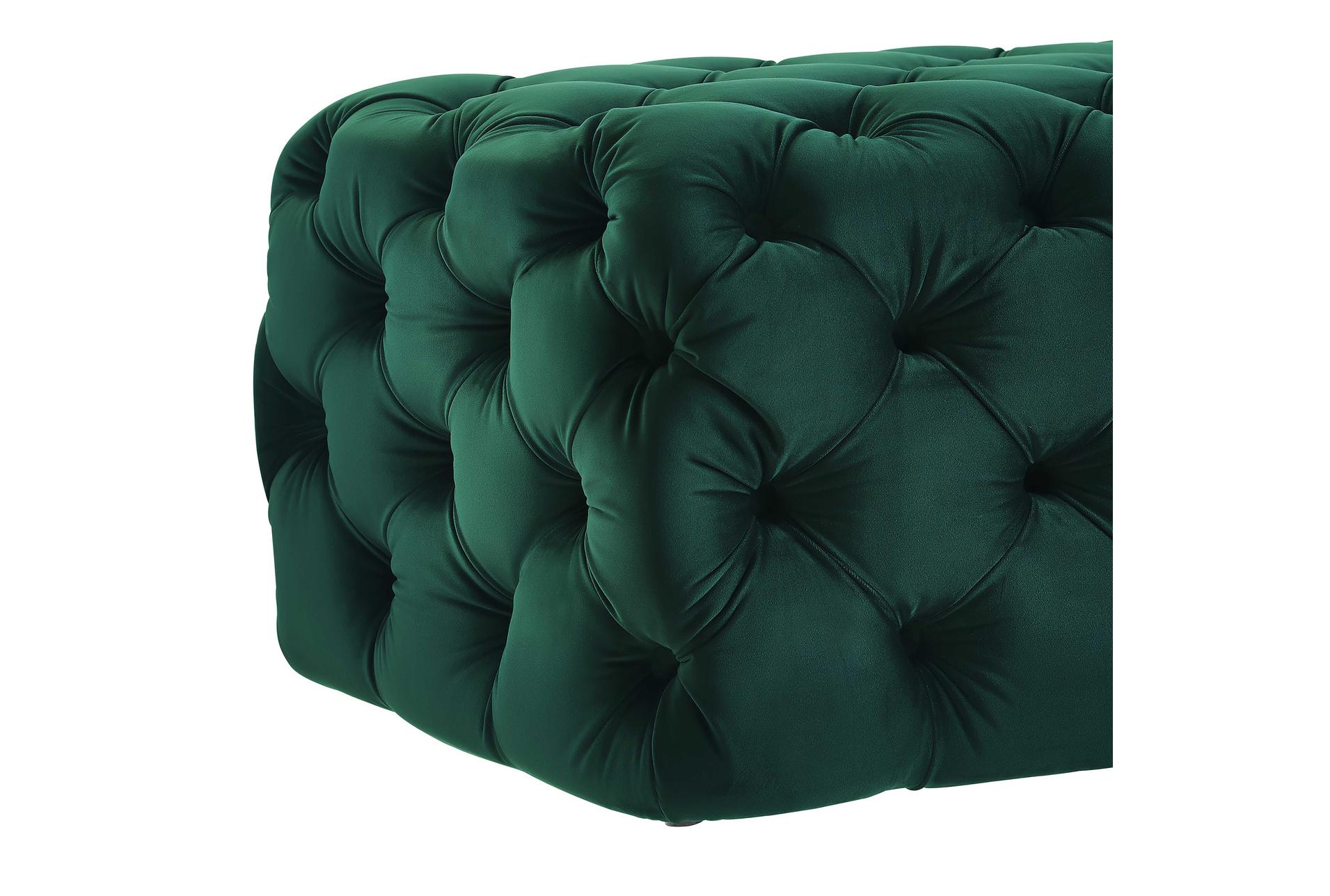 kaylee green velvet fabric wood rectangle ottoman 13 kaylee green velvet fabric wood rectangle ottoman