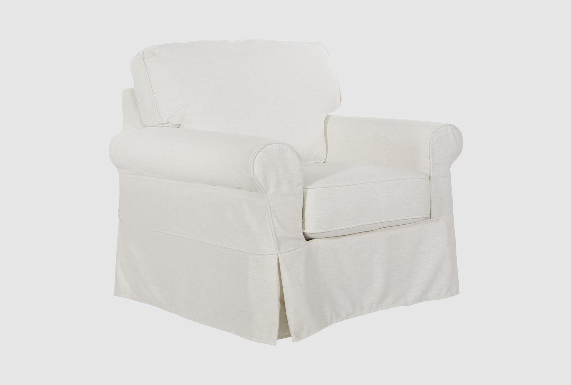 ashton ivory white wood fabric 38" skirted slip cover arm chair | high performance fabric | with arms | club 1 ashton ivory white wood fabric 38" skirted slip cover arm chair | high performance fabric | with arms | club