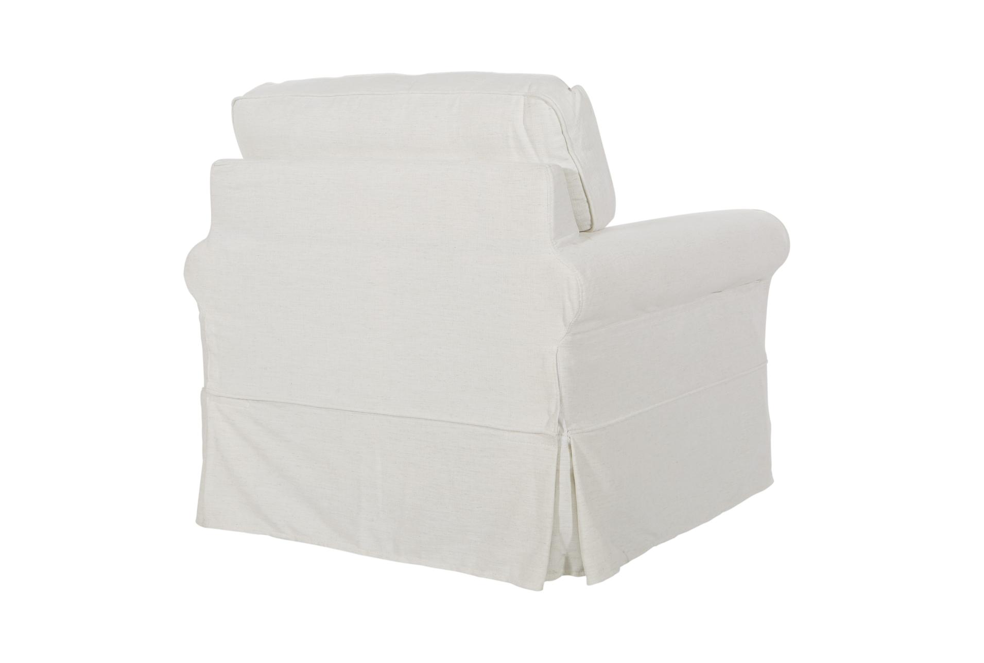 ashton ivory white wood fabric 38" skirted slip cover arm chair | high performance fabric | with arms | club 5 ashton ivory white wood fabric 38" skirted slip cover arm chair | high performance fabric | with arms | club