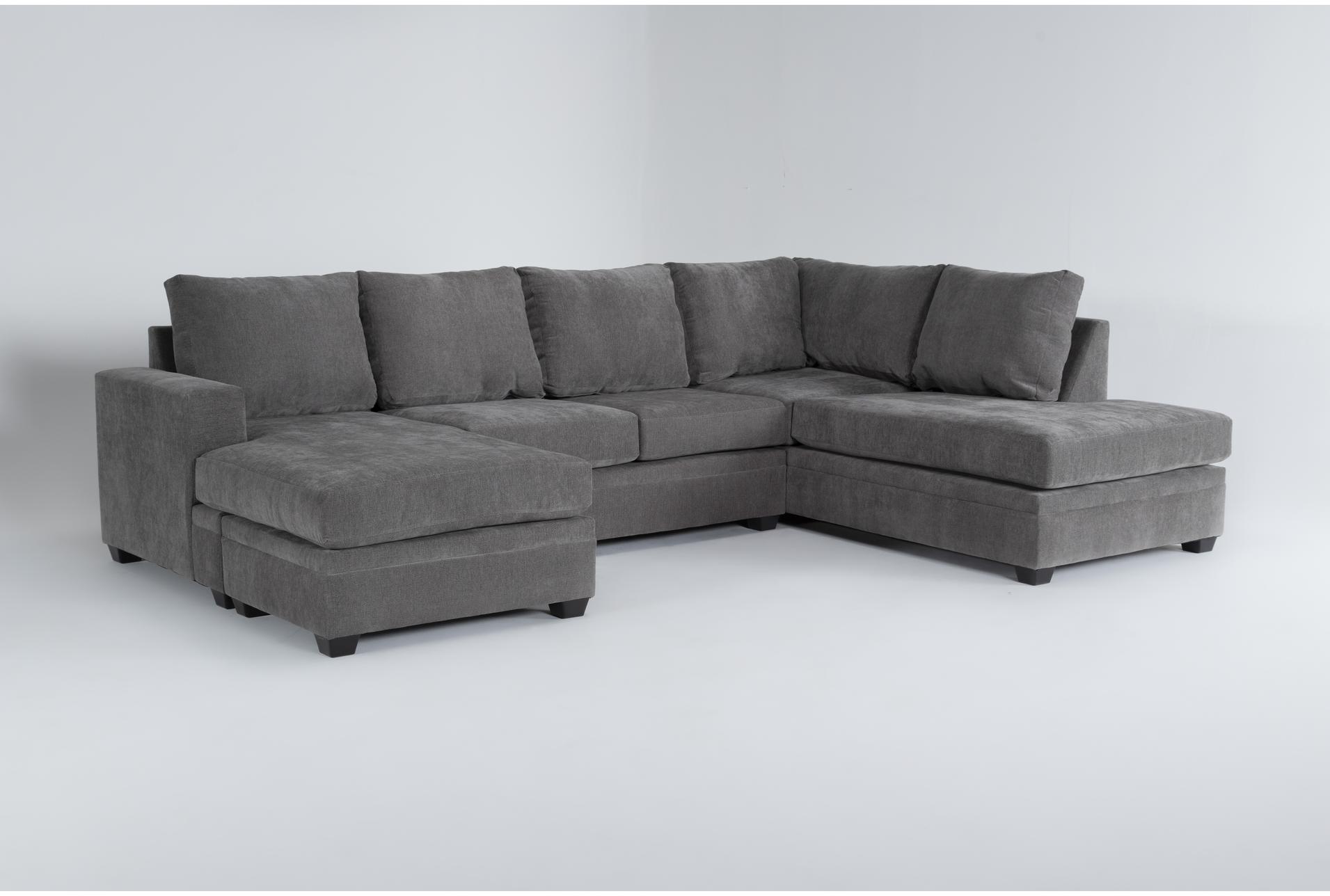 bonaterra charcoal grey fabric 127" 2 piece u-shaped sectional with left arm facing sofa chaise & right arm facing corner chaise 1 bonaterra charcoal grey fabric 127" 2 piece u-shaped sectional with left arm facing sofa chaise & right arm facing corner chaise