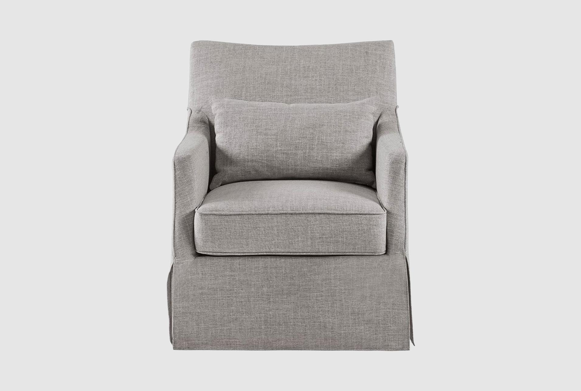 london grey skirted swivel chair | polyurethane 1 london grey skirted swivel chair | polyurethane