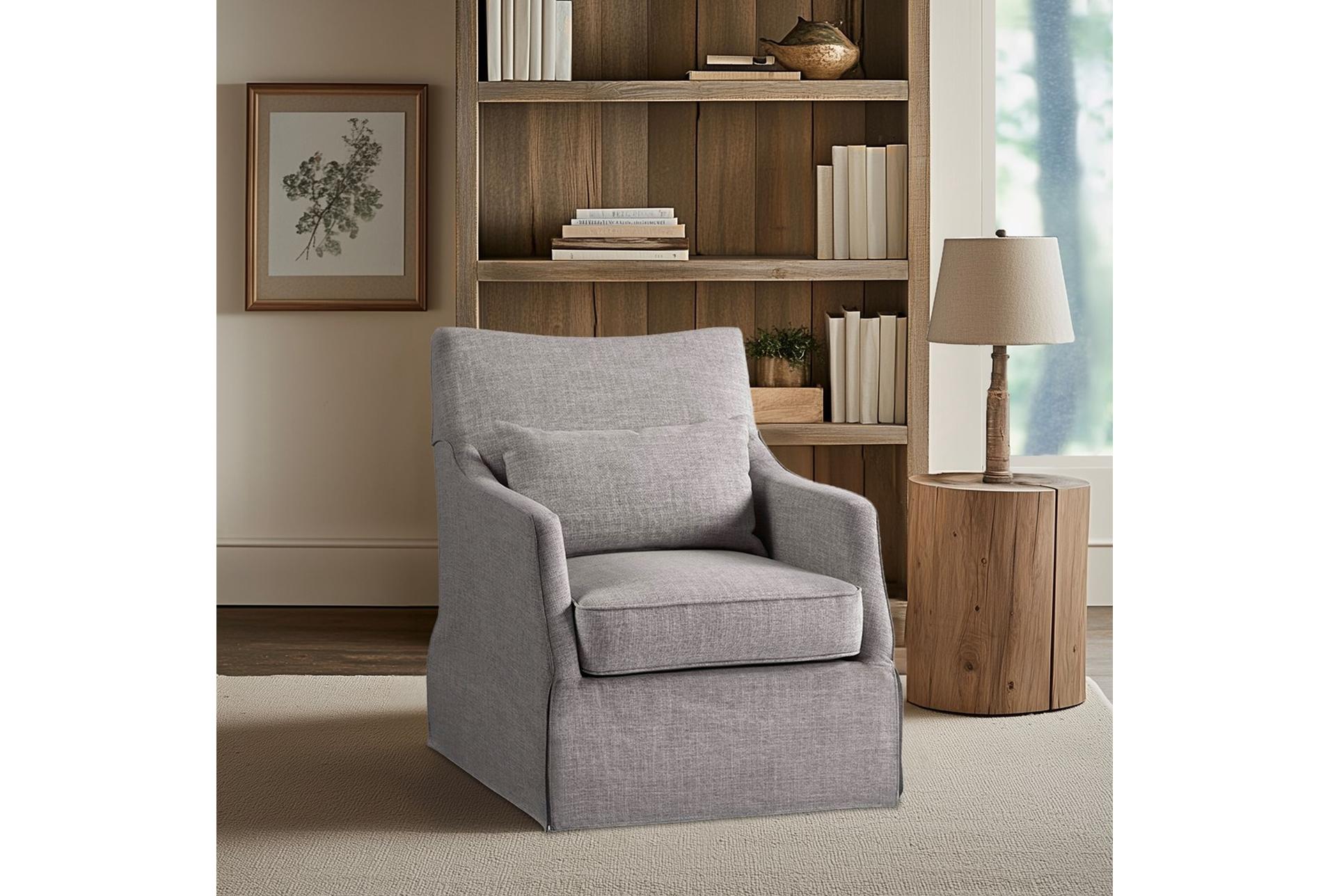 london grey skirted swivel chair | polyurethane 16 london grey skirted swivel chair | polyurethane