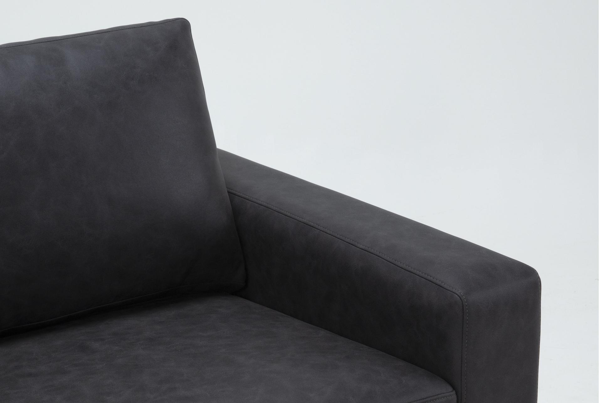 araceli ii charcoal grey black vegan faux leather 2 piece condo 86" queen sleeper sofa & loveseat set 13 araceli ii charcoal grey black vegan faux leather 2 piece condo 86" queen sleeper sofa & loveseat set