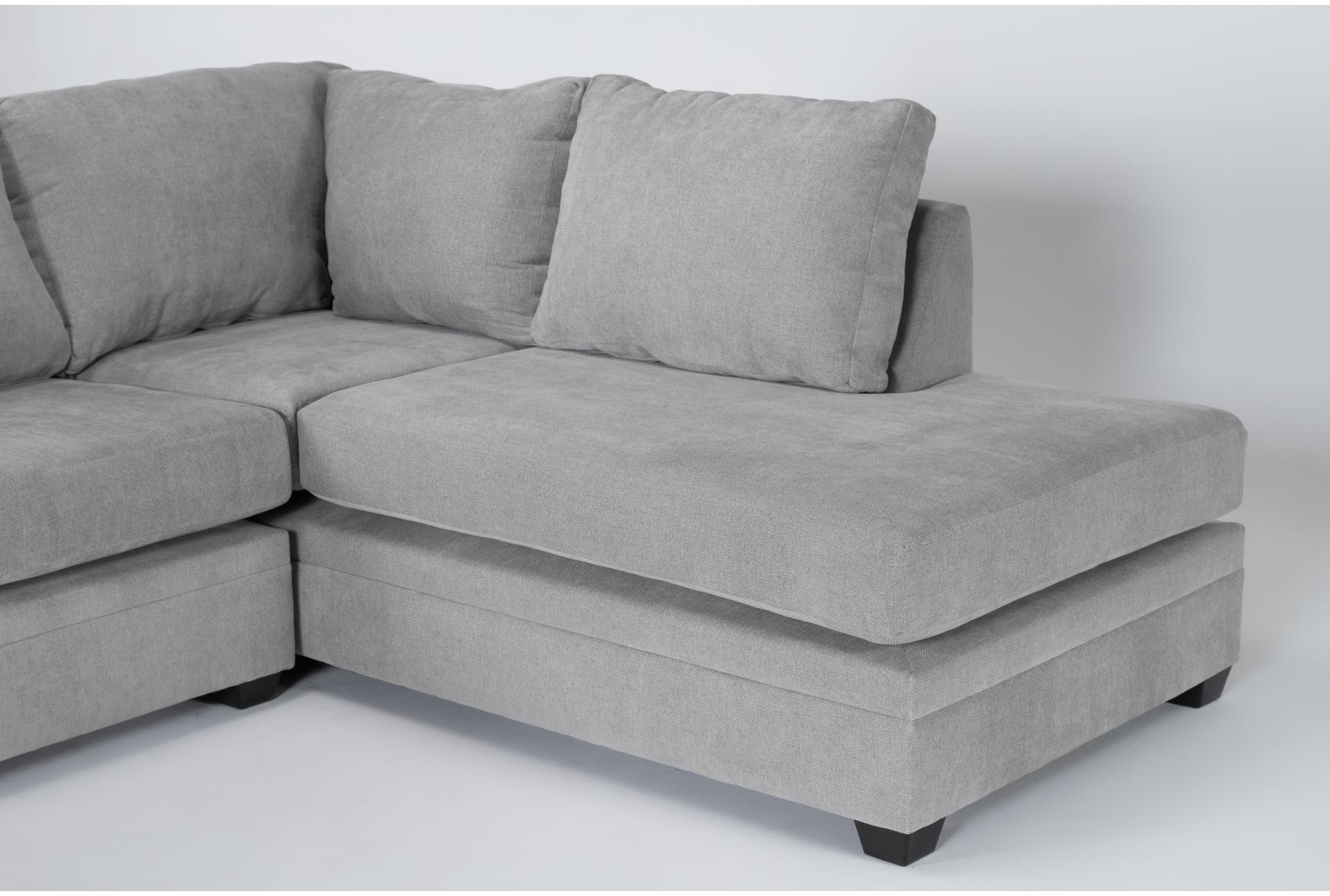 bonaterra dove grey fabric 127" 2 piece l-shaped sectional with left arm facing queen memory foam sleeper sofa bed & right arm facing corner chaise 9 bonaterra dove grey fabric 127" 2 piece l-shaped sectional with left arm facing queen memory foam sleeper sofa bed & right arm facing corner chaise