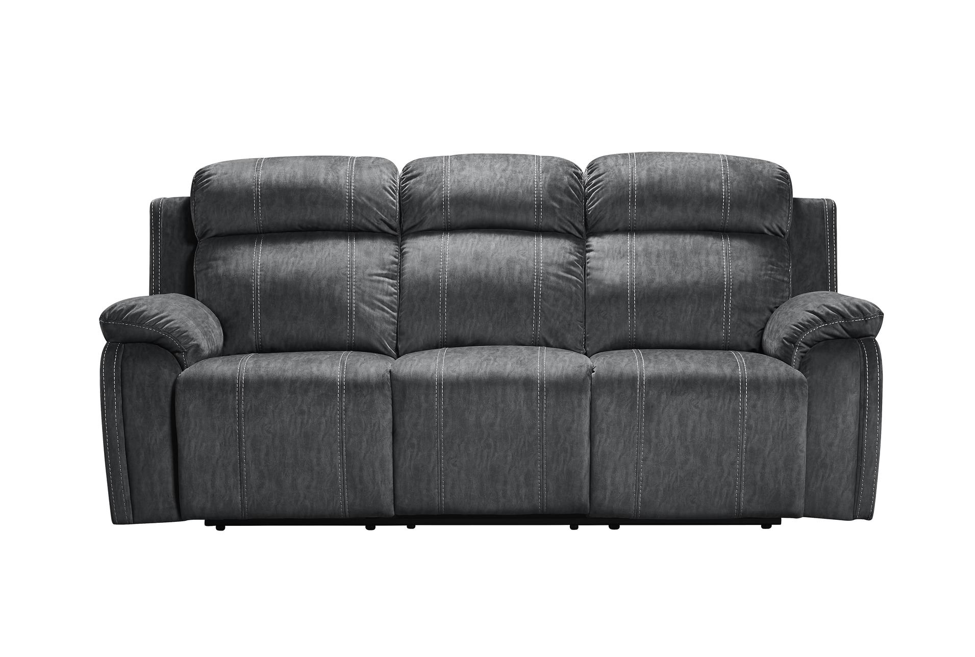 tango shadow polyester 87" manual reclining sofa with adjustable headrest & speaker | adjustable headrests | fabric 5 tango shadow polyester 87" manual reclining sofa with adjustable headrest & speaker | adjustable headrests | fabric