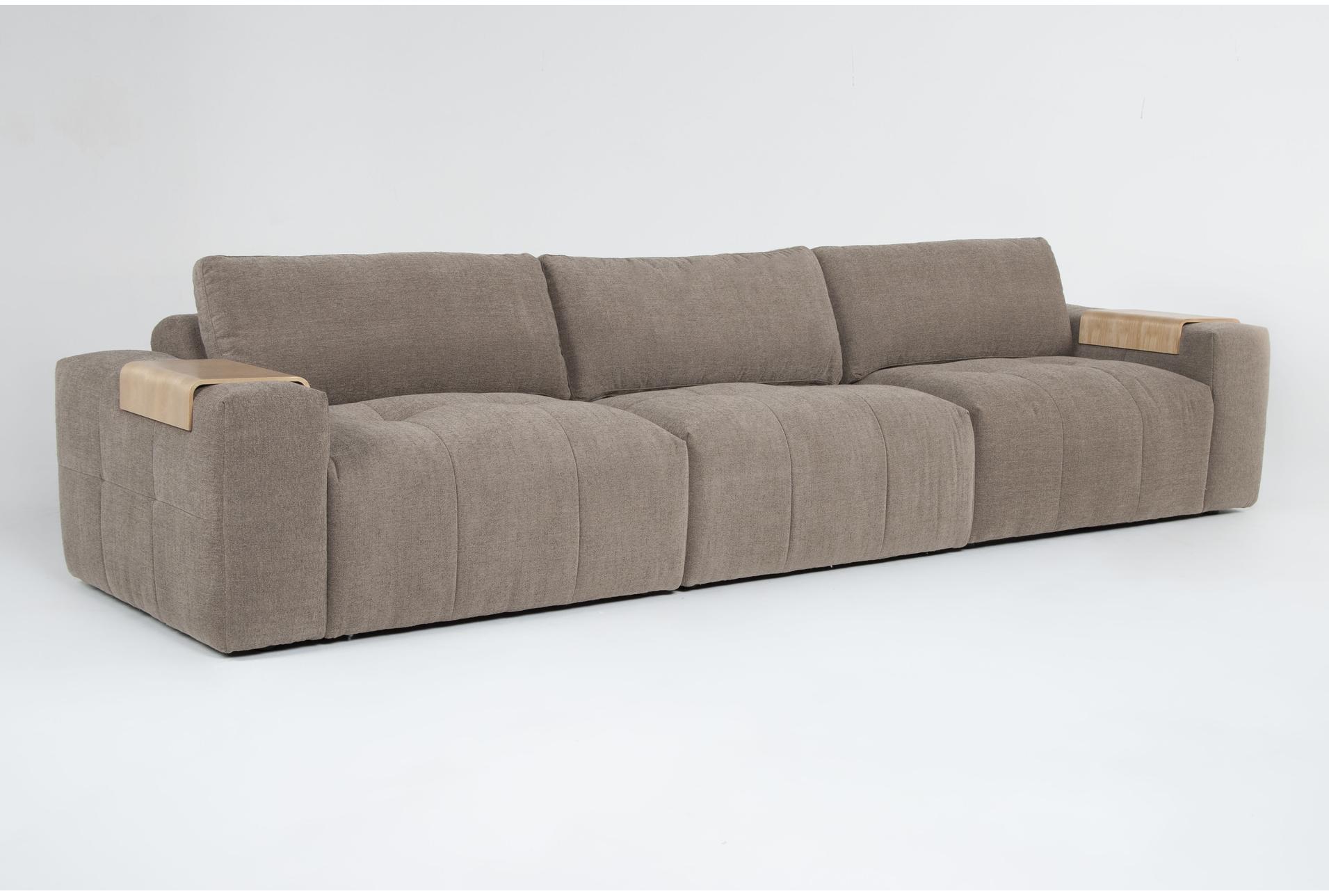 amallo mocha brown fabric 151" 3 piece sofa | tufted 8 amallo mocha brown fabric 151" 3 piece sofa | tufted