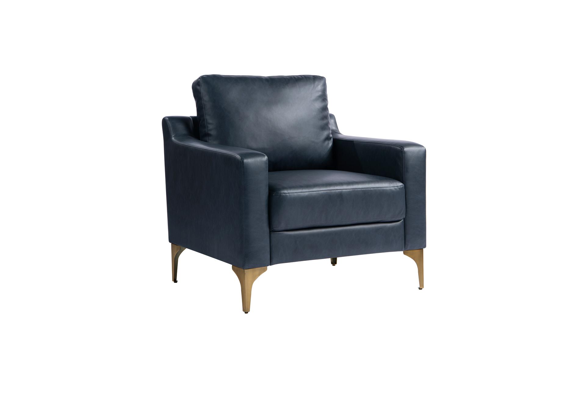 fletcher navy blue faux leather arm chair | club | polyurethane | solid | with arms 13 fletcher navy blue faux leather arm chair | club | polyurethane | solid | with arms
