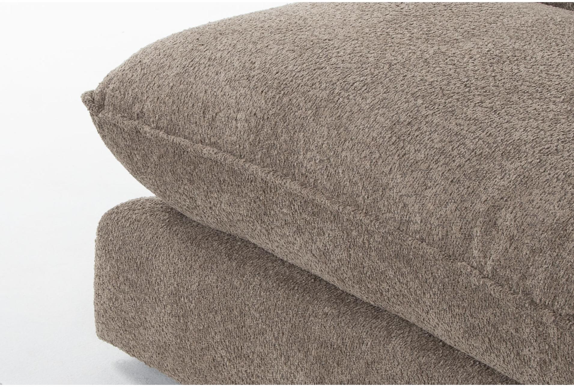 ruby mink brown boucle fabric modular 2 piece apartment sofa | loose reversible back 11 ruby mink brown boucle fabric modular 2 piece apartment sofa | loose reversible back