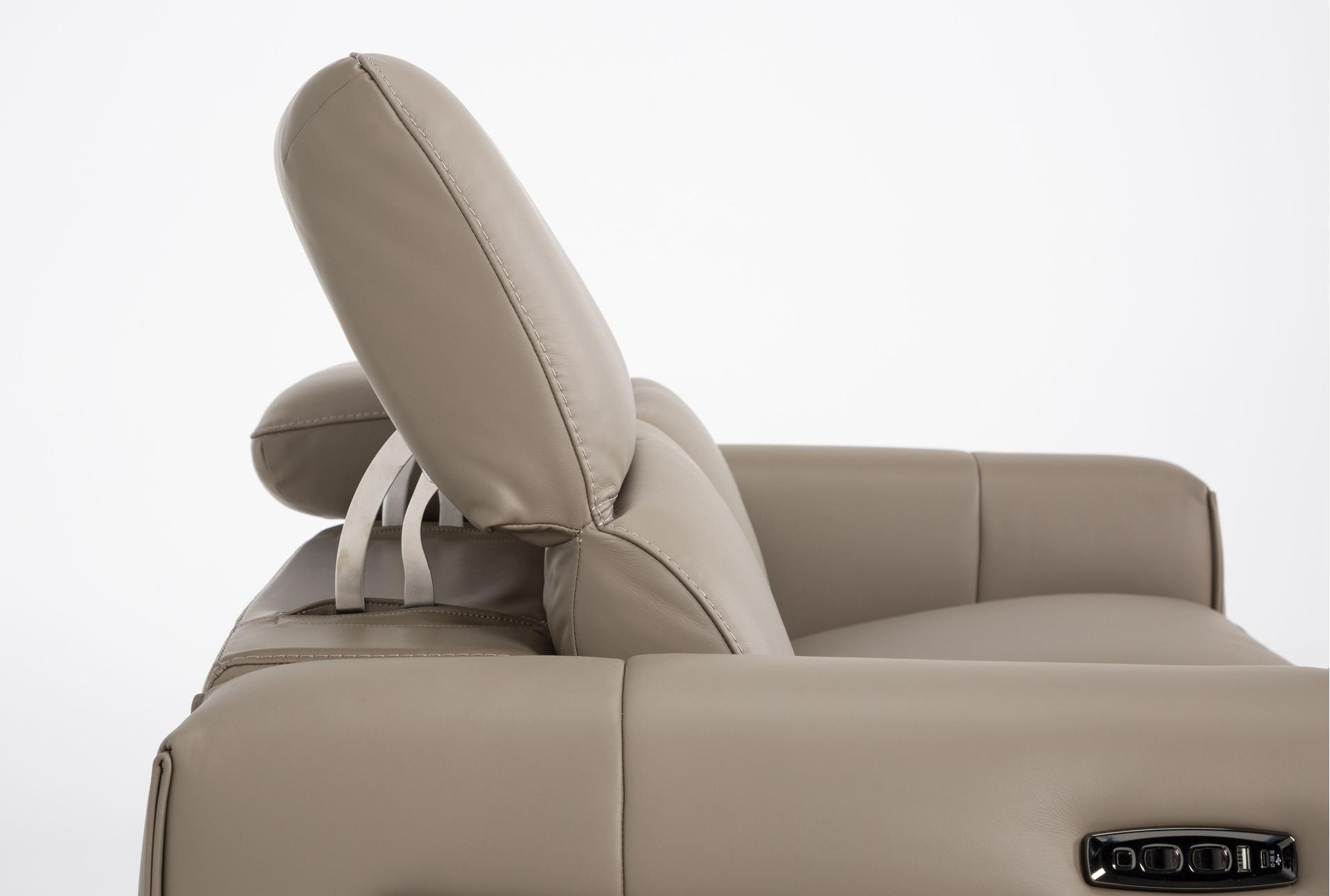 cullen taupe beige leather 91" 3 piece power zero gravity reclining modular console loveseat with power headrest storage hidden cupholders wireless charging & usb 33 cullen taupe beige leather 91" 3 piece power zero gravity reclining modular console loveseat with power headrest storage hidden cupholders wireless charging & usb
