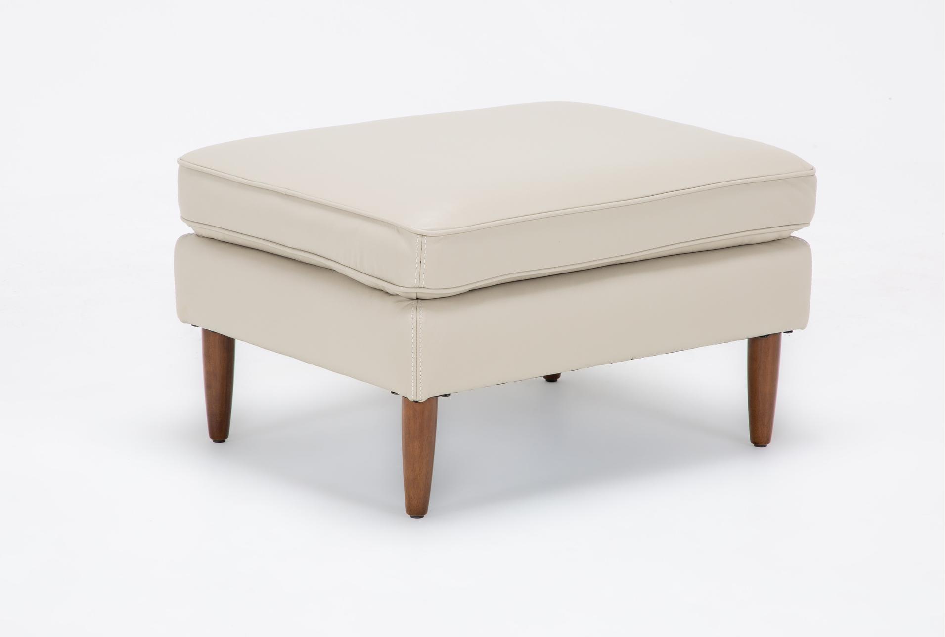 grayson natural taupe/beige leather rectangle ottoman 6 grayson natural taupe/beige leather rectangle ottoman