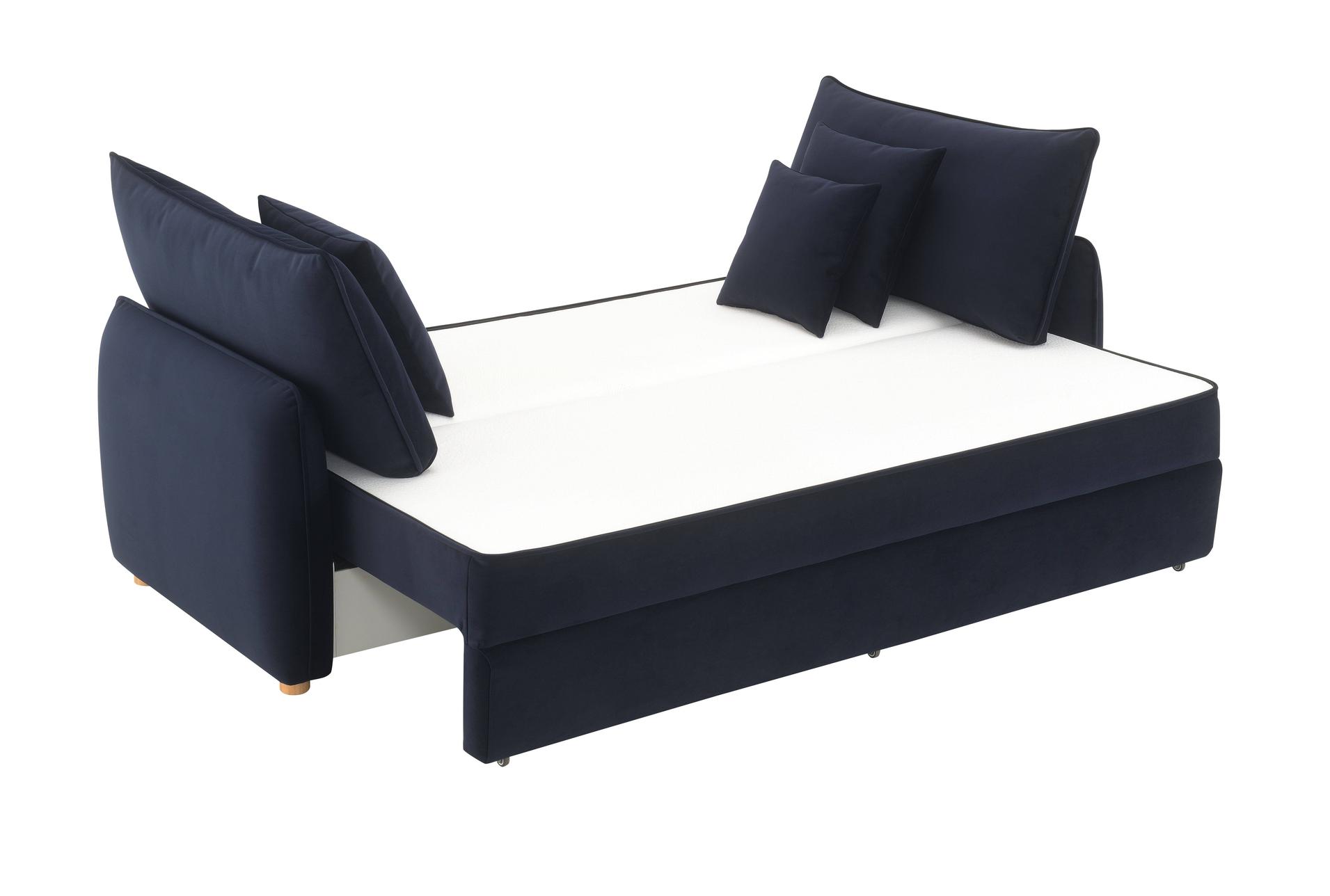 deana navy blue 88" tufted velvet fabric convertible futon sleeper sofa bed 13 deana navy blue 88" tufted velvet fabric convertible futon sleeper sofa bed