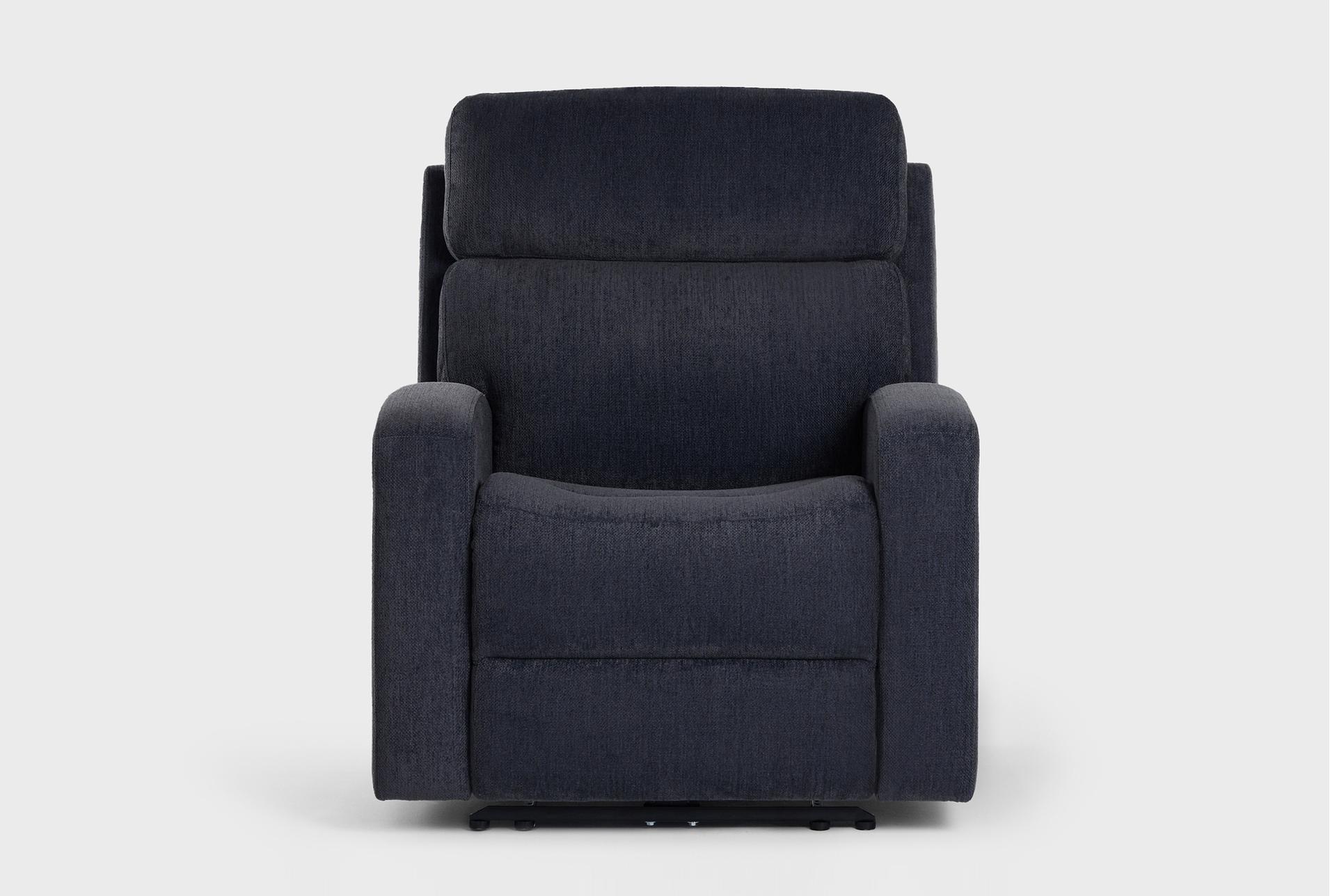 torin navy blue fabric 35" power recliner with usb 1 torin navy blue fabric 35" power recliner with usb