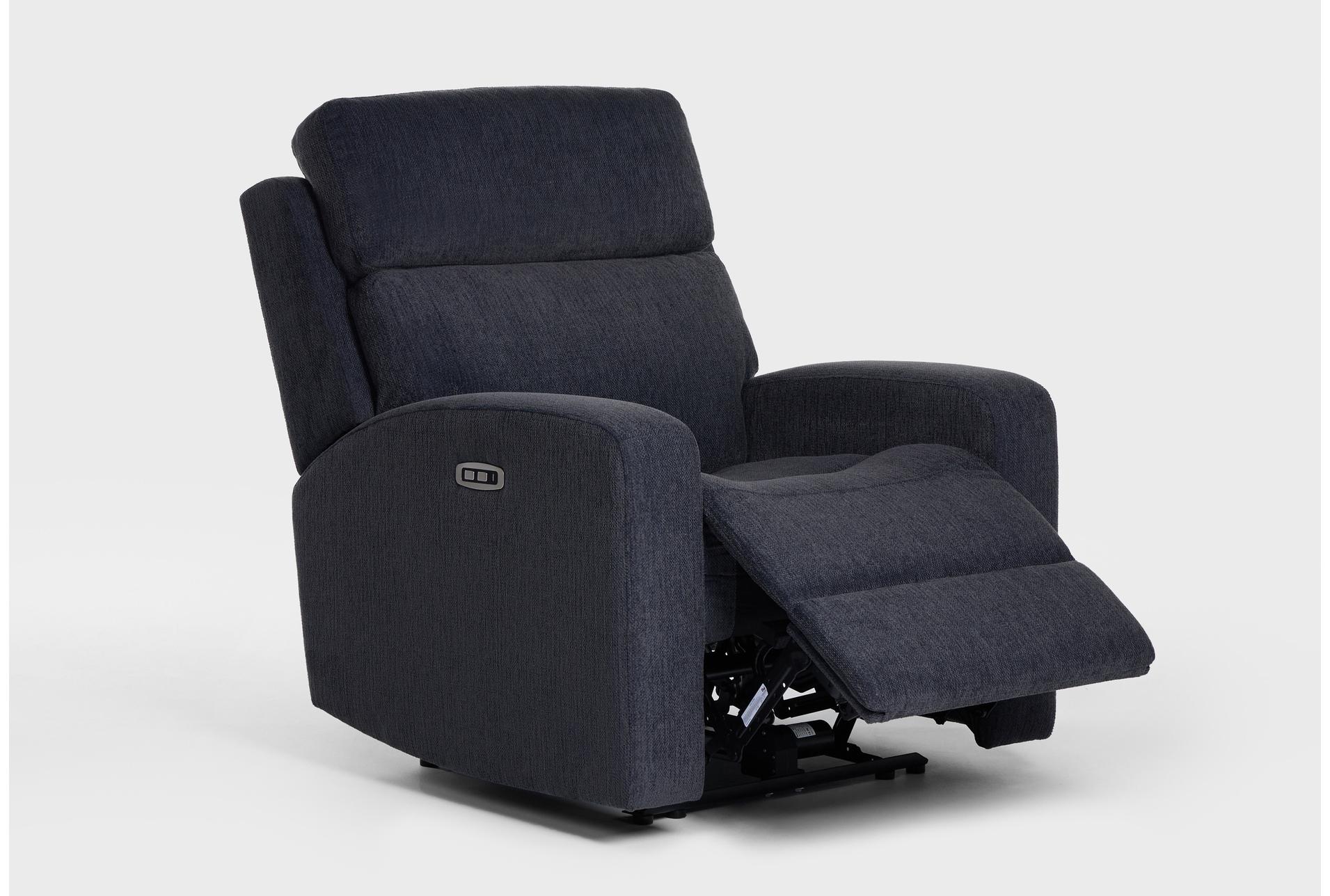 torin navy blue fabric 35" power recliner with usb 17 torin navy blue fabric 35" power recliner with usb