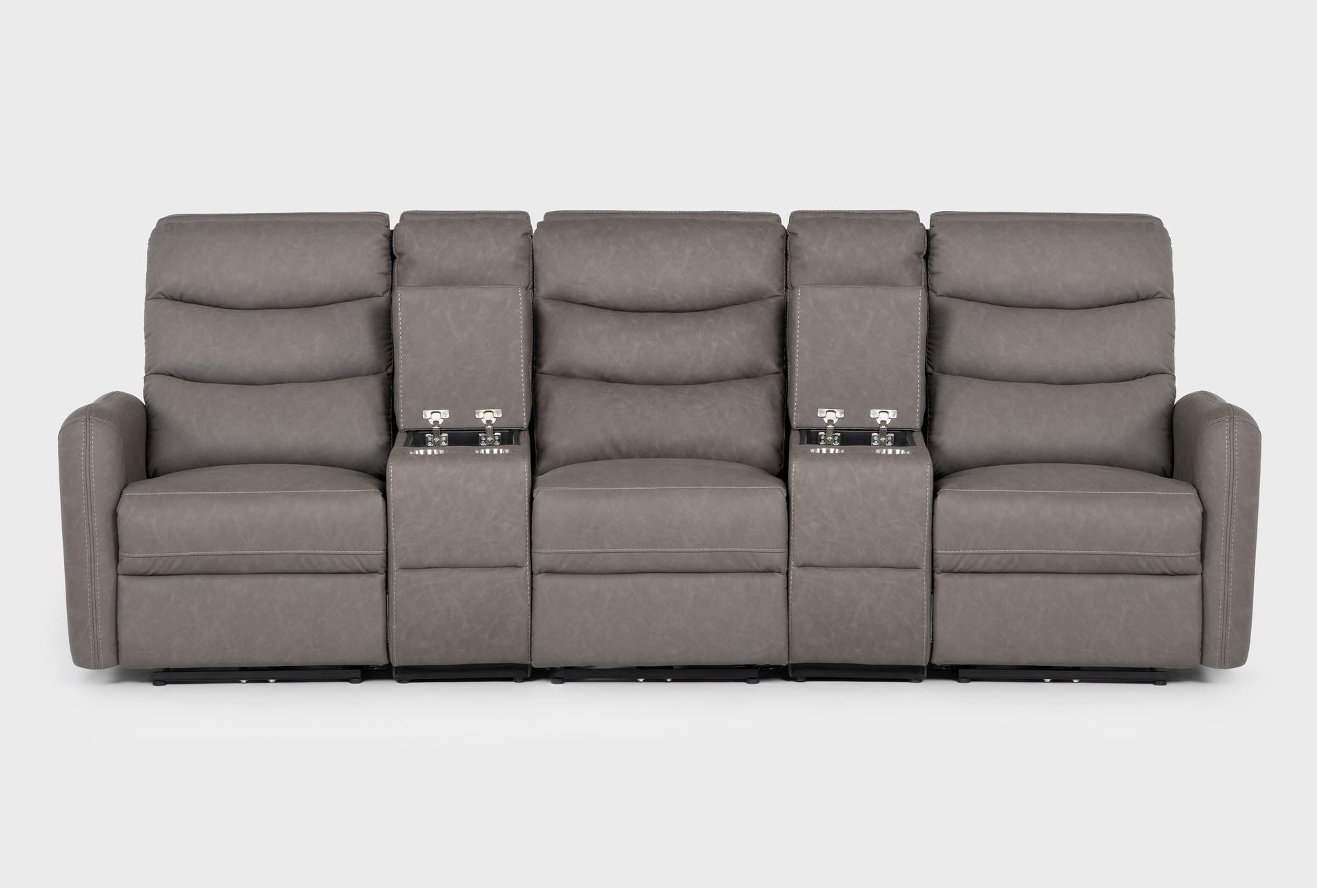 casimir charcoal 5 piece fabric 104" power reclining theater sectional with usb 20 casimir charcoal 5 piece fabric 104" power reclining theater sectional with usb