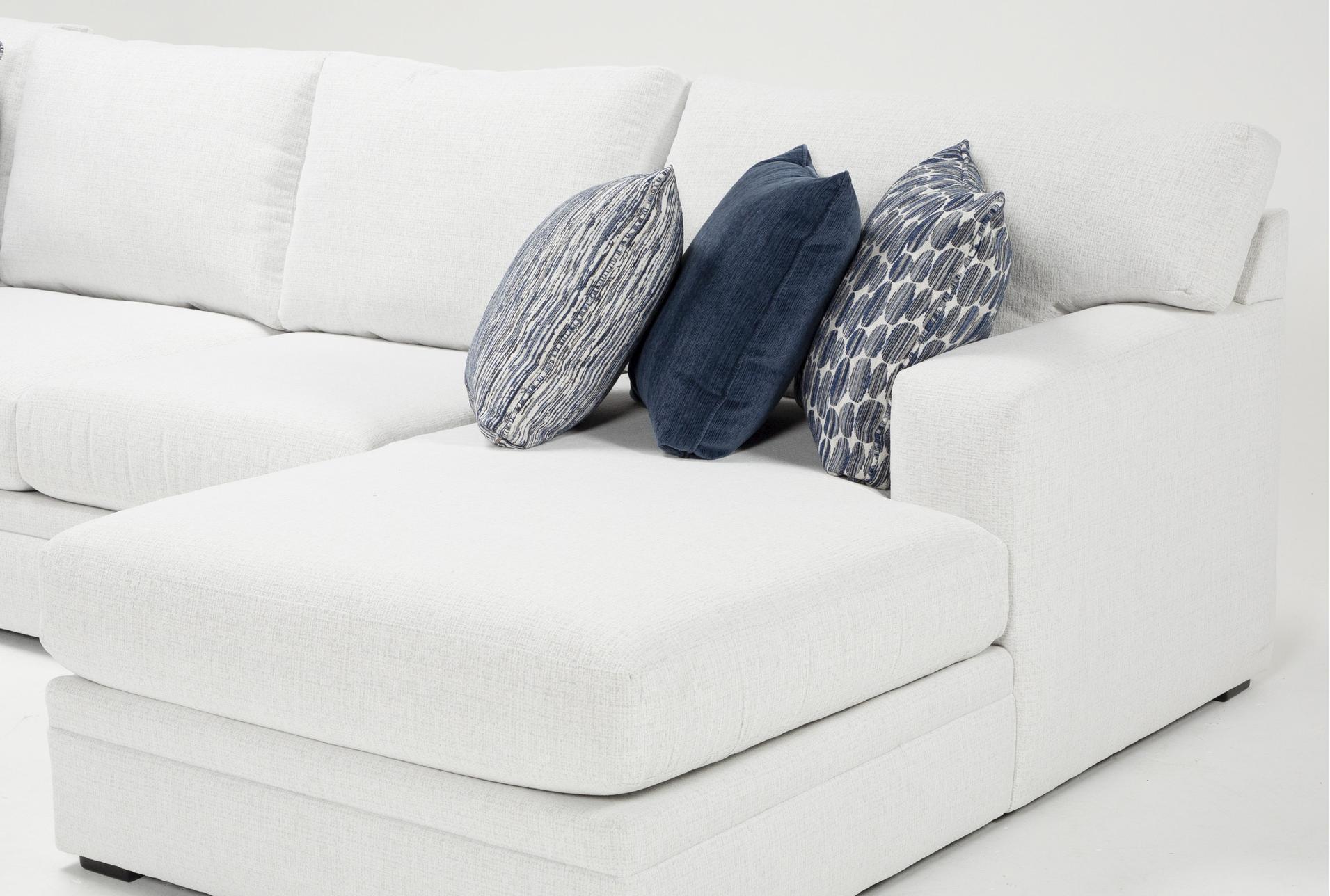 anacapa natural ivory fabric 141" 4 piece sectional with right arm facing chaise & ottoman 13 anacapa natural ivory fabric 141" 4 piece sectional with right arm facing chaise & ottoman