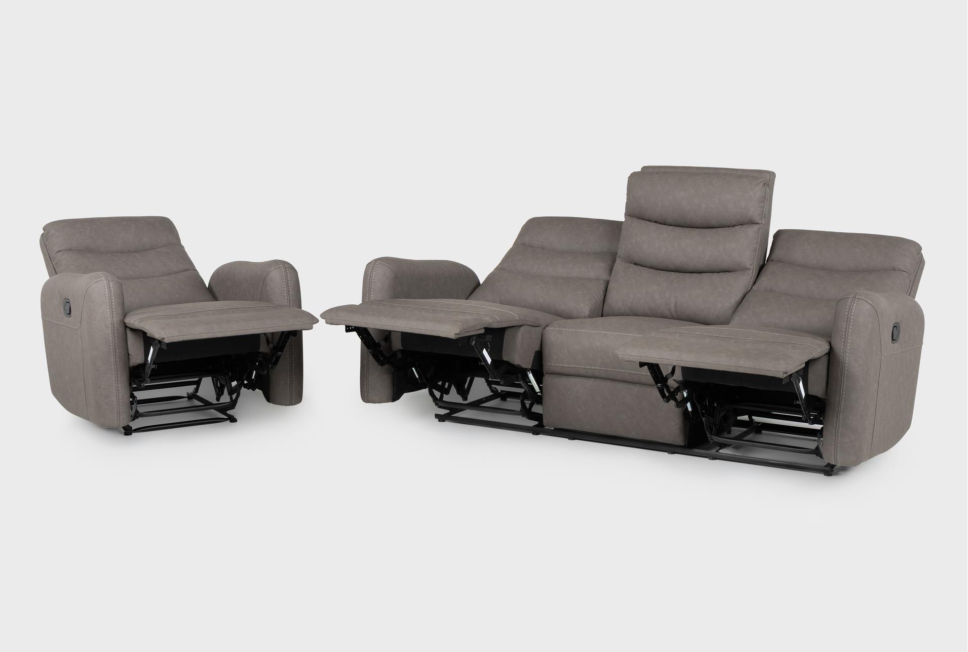 casimir charcoal 2 piece fabric 81" manual reclining sofa and recliner set 15 casimir charcoal 2 piece fabric 81" manual reclining sofa and recliner set