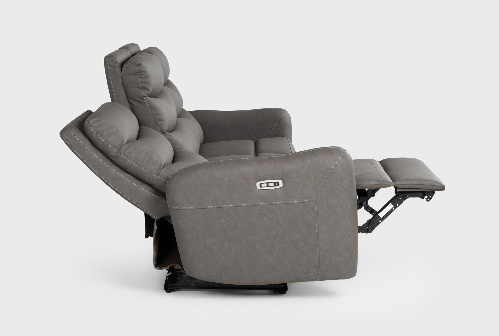 casimir charcoal 2 piece power reclining sofa and recliner set 30 casimir charcoal 2 piece power reclining sofa and recliner set