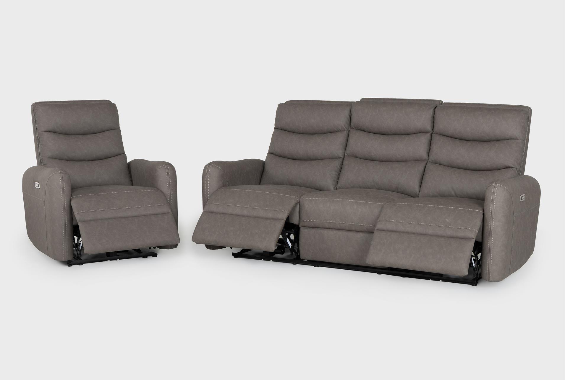 casimir charcoal 2 piece power reclining sofa and recliner set 21 casimir charcoal 2 piece power reclining sofa and recliner set