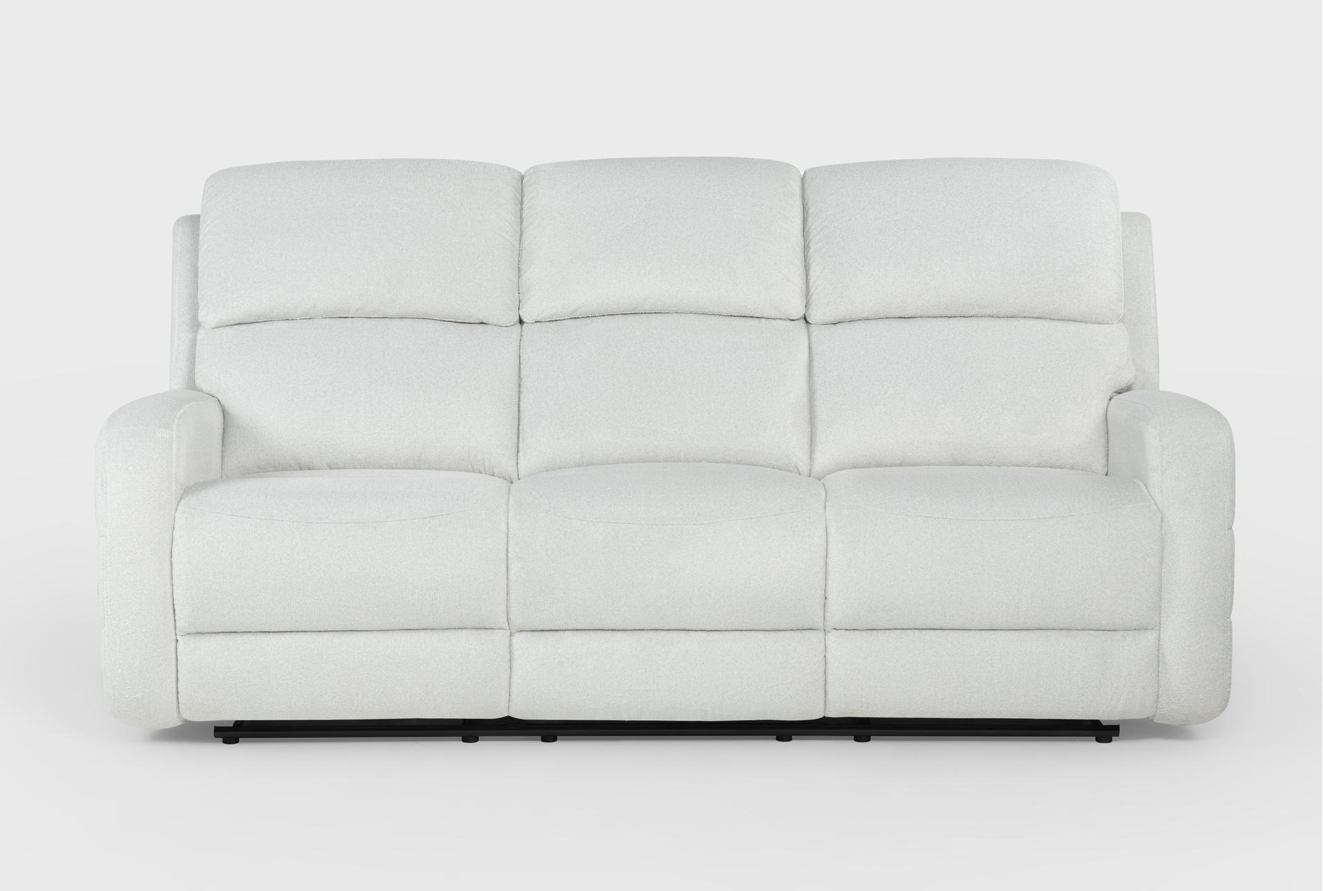 rio grey fabric 83" manual reclining sofa 1 rio grey fabric 83" manual reclining sofa