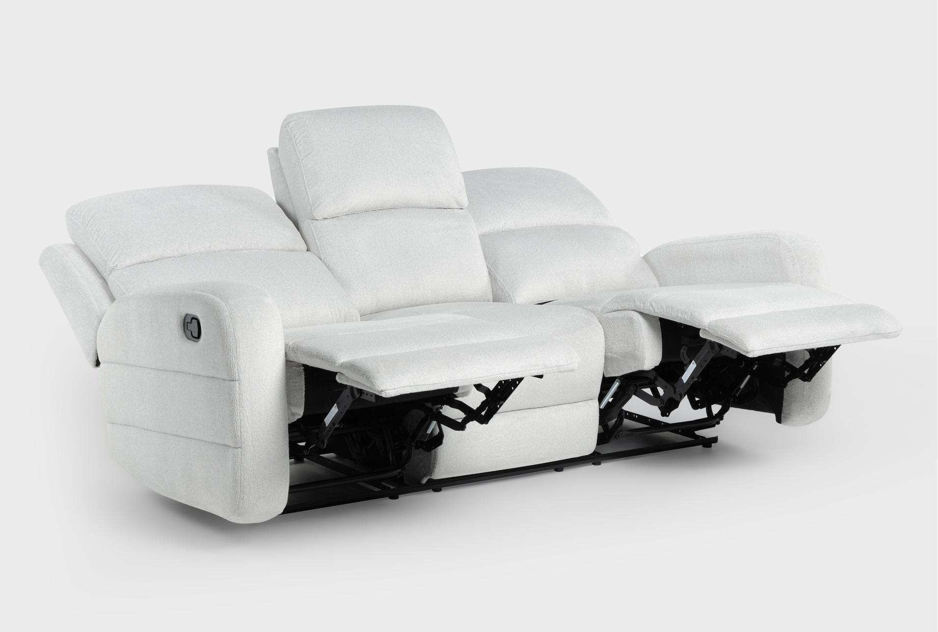 rio grey fabric 83" manual reclining sofa 17 rio grey fabric 83" manual reclining sofa