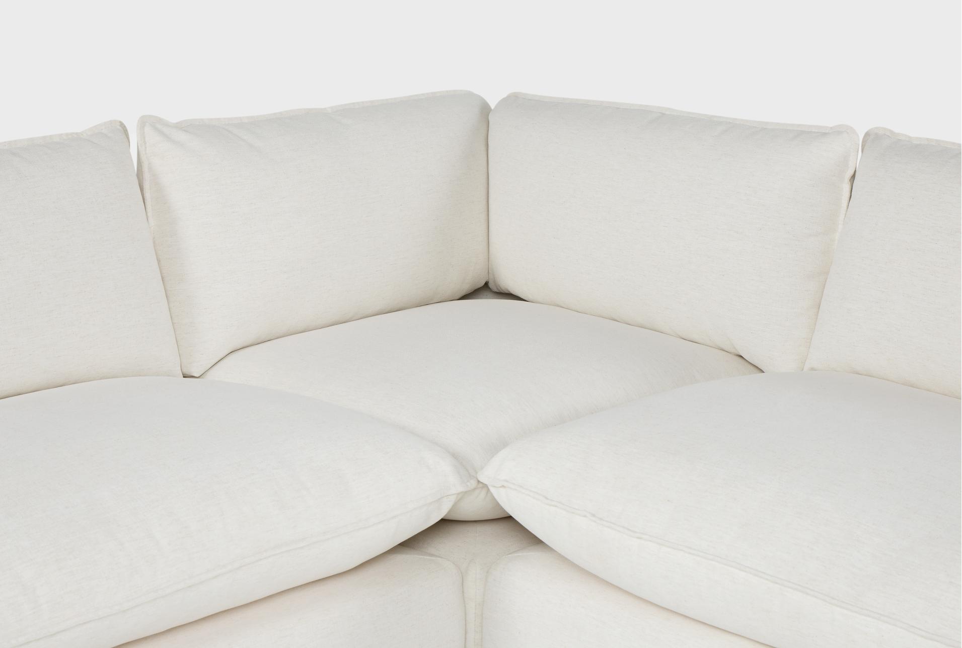 getaway white 182" 6 piece modular sectional | featuring crypton performance 10 getaway white 182" 6 piece modular sectional | featuring crypton performance