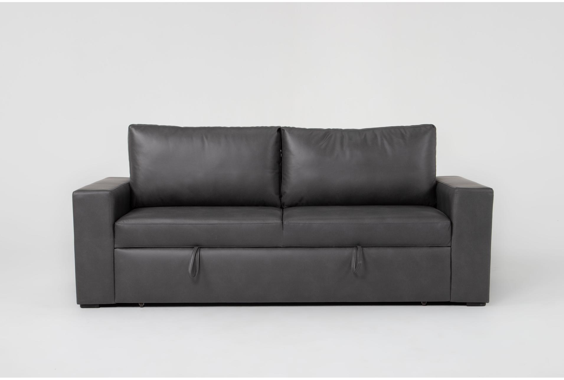 sebastian slate faux leather 92" convertible futon sleeper sofa bed 1 sebastian slate faux leather 92" convertible futon sleeper sofa bed