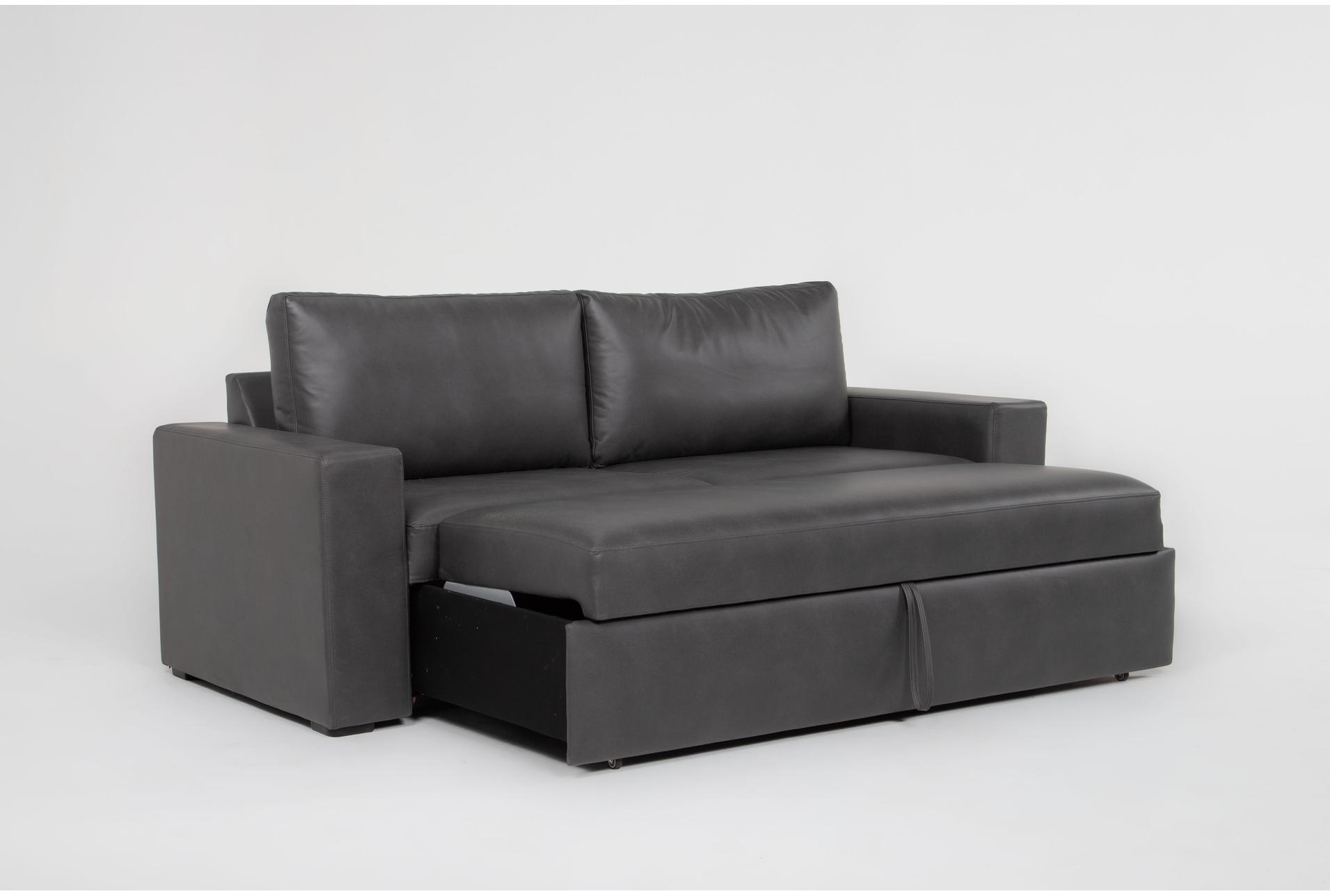 sebastian slate faux leather 92" convertible futon sleeper sofa bed 10 sebastian slate faux leather 92" convertible futon sleeper sofa bed
