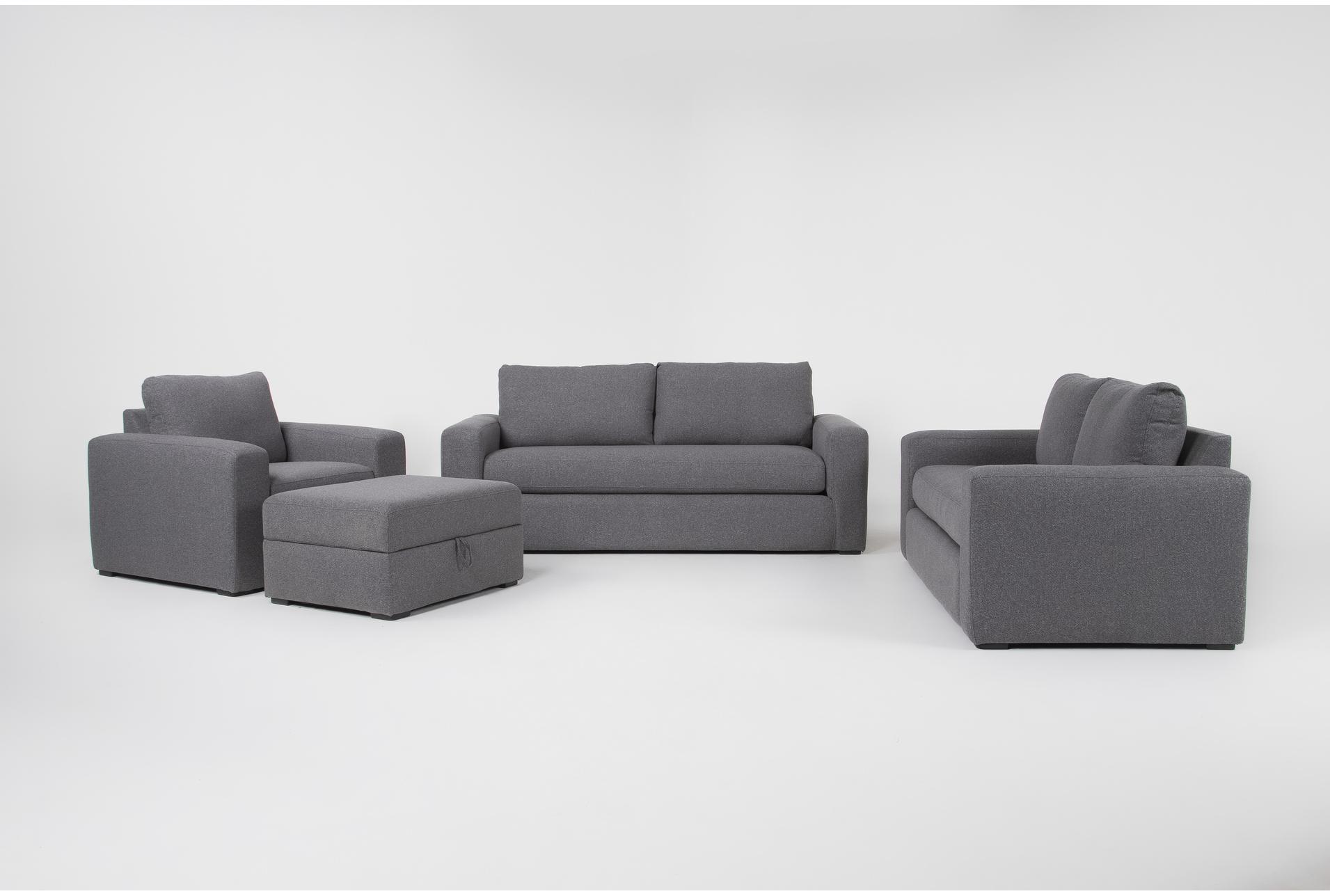 isabella ii charcoal 4 piece condo sofa|loveseat|chair|storage ottoman set 1 isabella ii charcoal 4 piece condo sofa|loveseat|chair|storage ottoman set