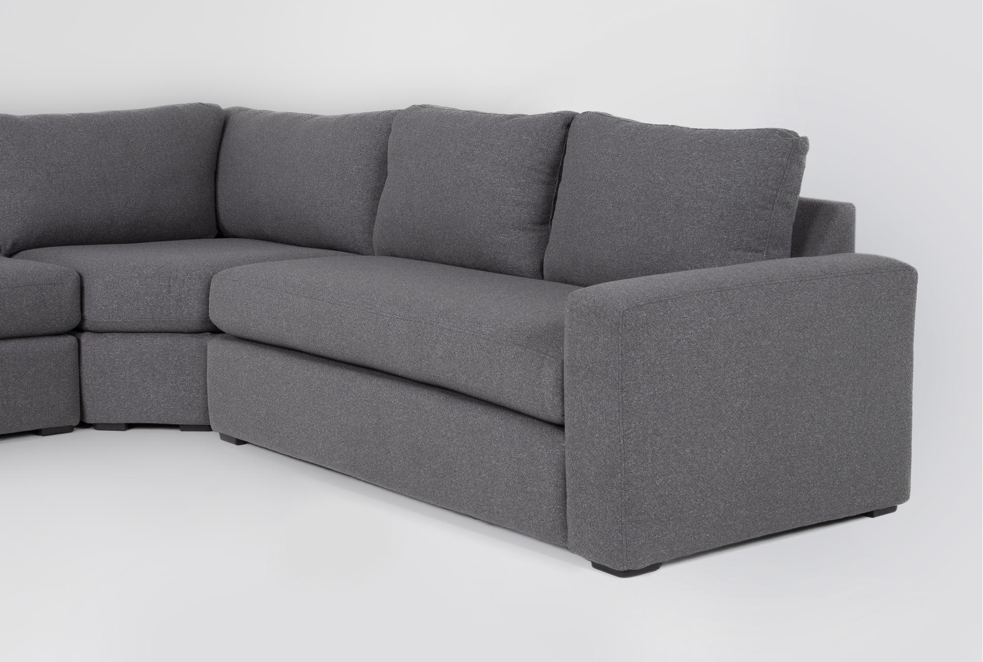 isabella ii charcoal 119" 3 piece sectional with wedge corner 9 isabella ii charcoal 119" 3 piece sectional with wedge corner