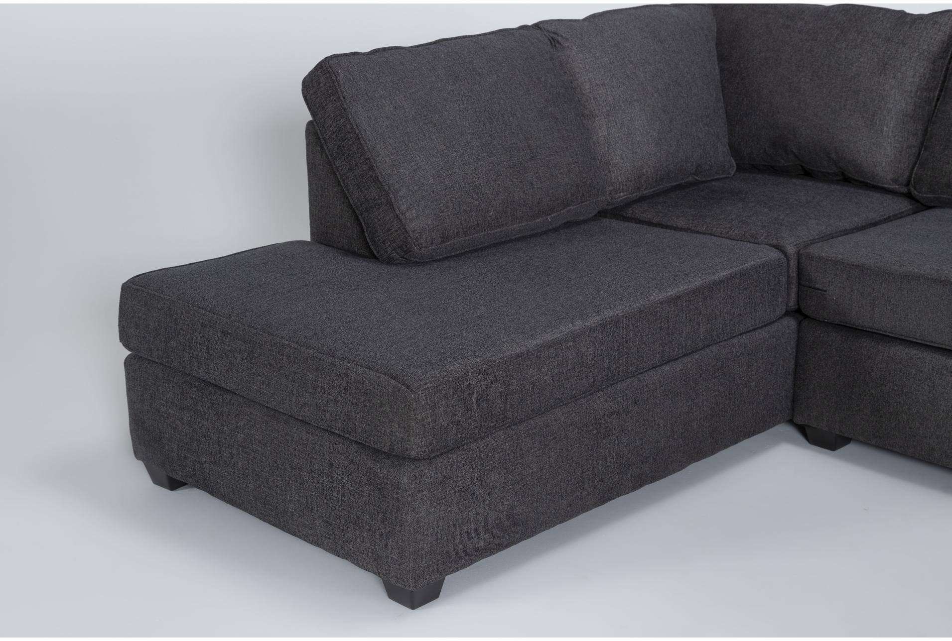 mathers slate grey fabric 125" 2 piece u-shaped sectional with right arm facing sofa chaise & left arm facing corner chaise 5 mathers slate grey fabric 125" 2 piece u-shaped sectional with right arm facing sofa chaise & left arm facing corner chaise