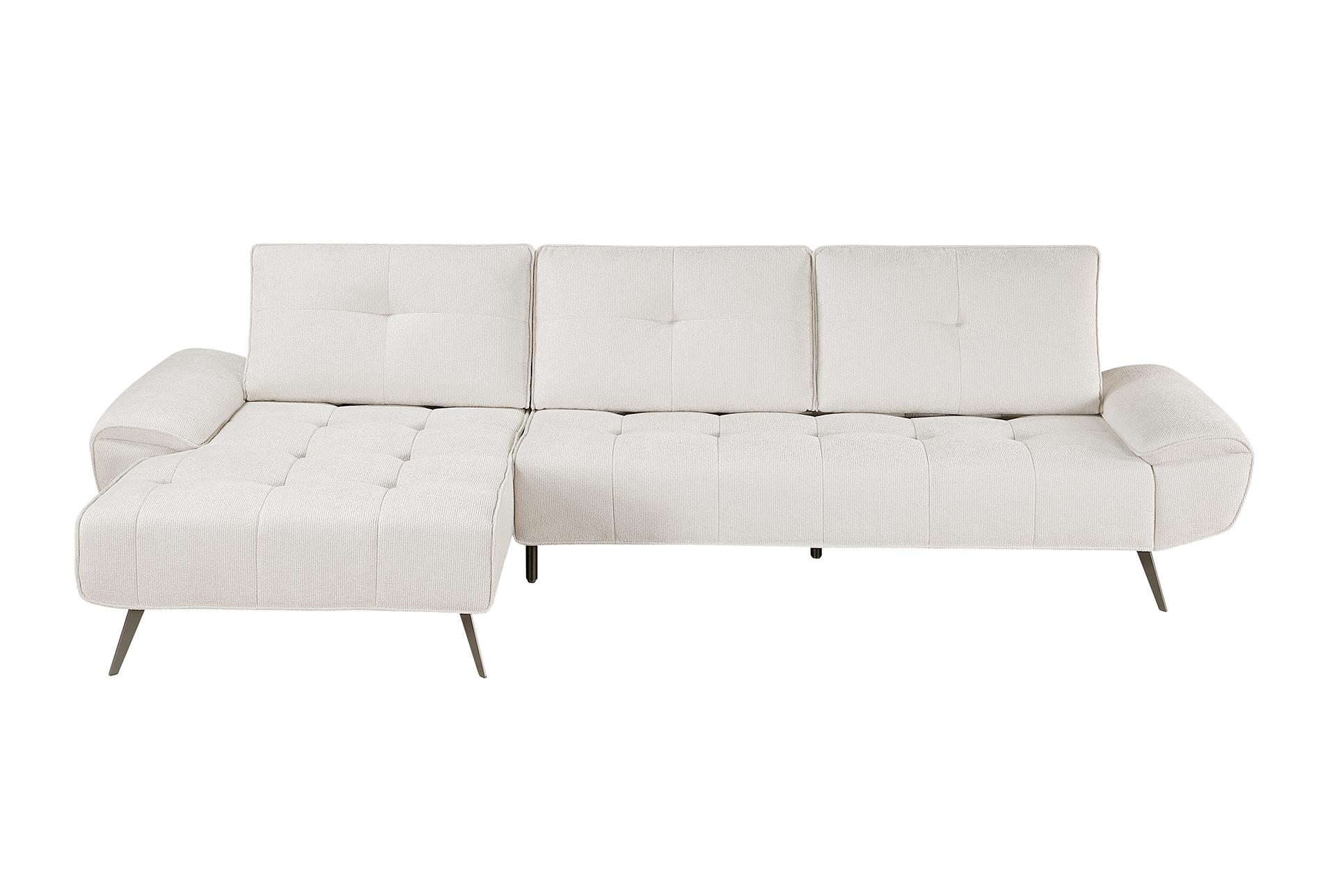 vortex beige 2-piece sectional with left chaise and dual-position backs for adjustable seat depth 1 vortex beige 2-piece sectional with left chaise and dual-position backs for adjustable seat depth