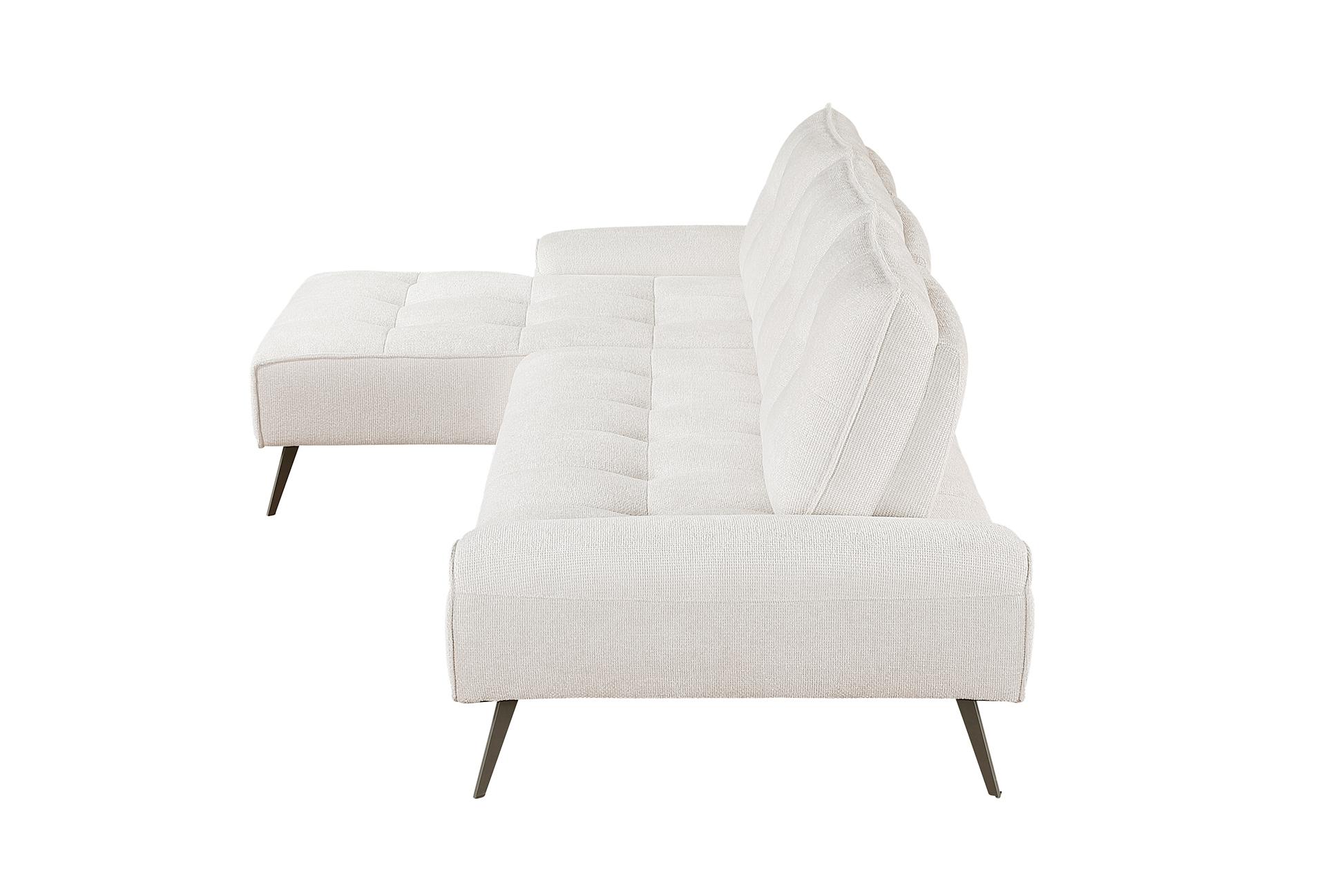 vortex beige 2-piece sectional with left chaise and dual-position backs for adjustable seat depth 14 vortex beige 2-piece sectional with left chaise and dual-position backs for adjustable seat depth