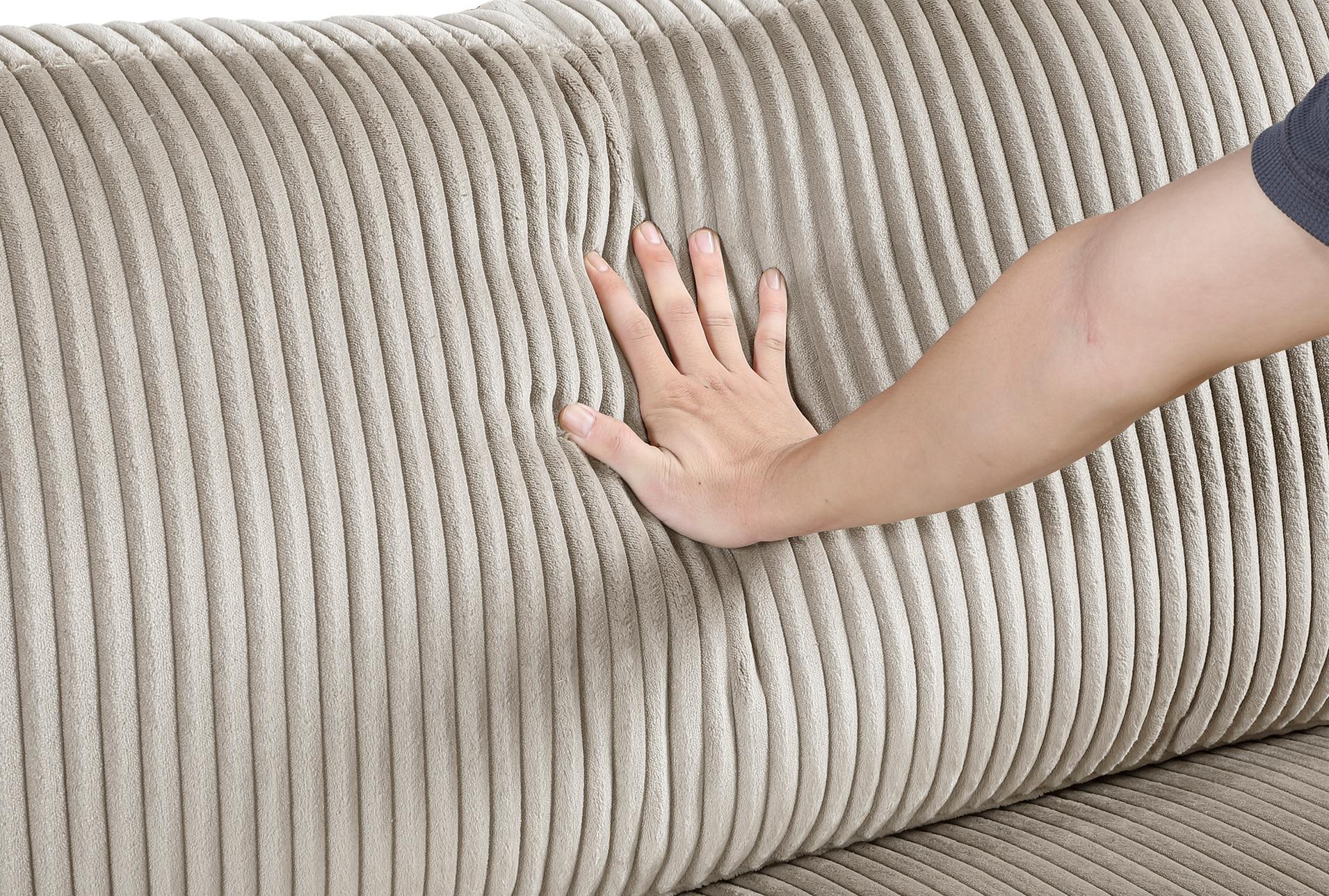 ellery brown corduroy 4-piece modular sectional | fabric | reversible | loose reversible back 22 ellery brown corduroy 4-piece modular sectional | fabric | reversible | loose reversible back