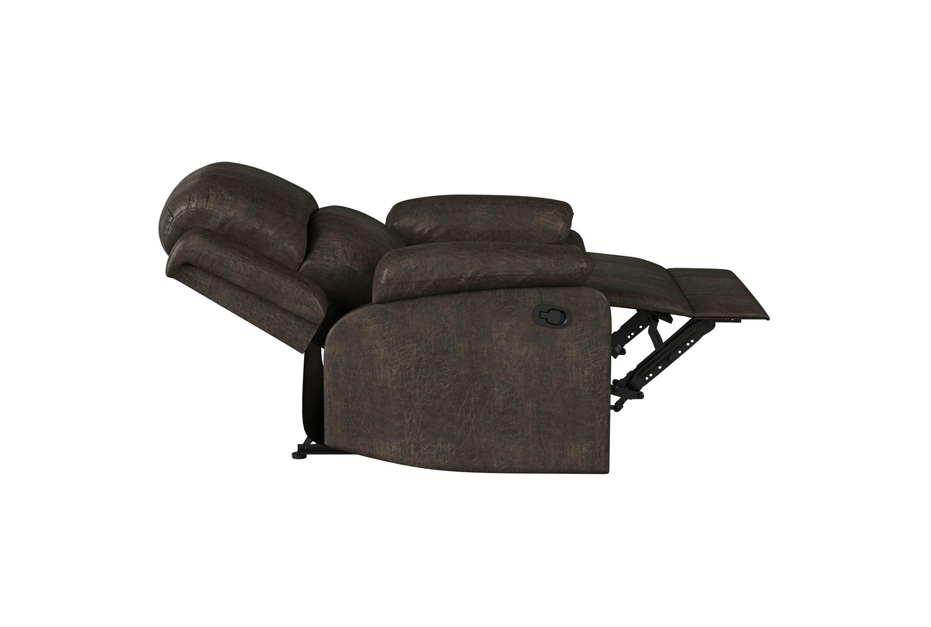 derby java faux suede 66" manual oversized recliner with adjustable headrest 17 derby java faux suede 66" manual oversized recliner with adjustable headrest