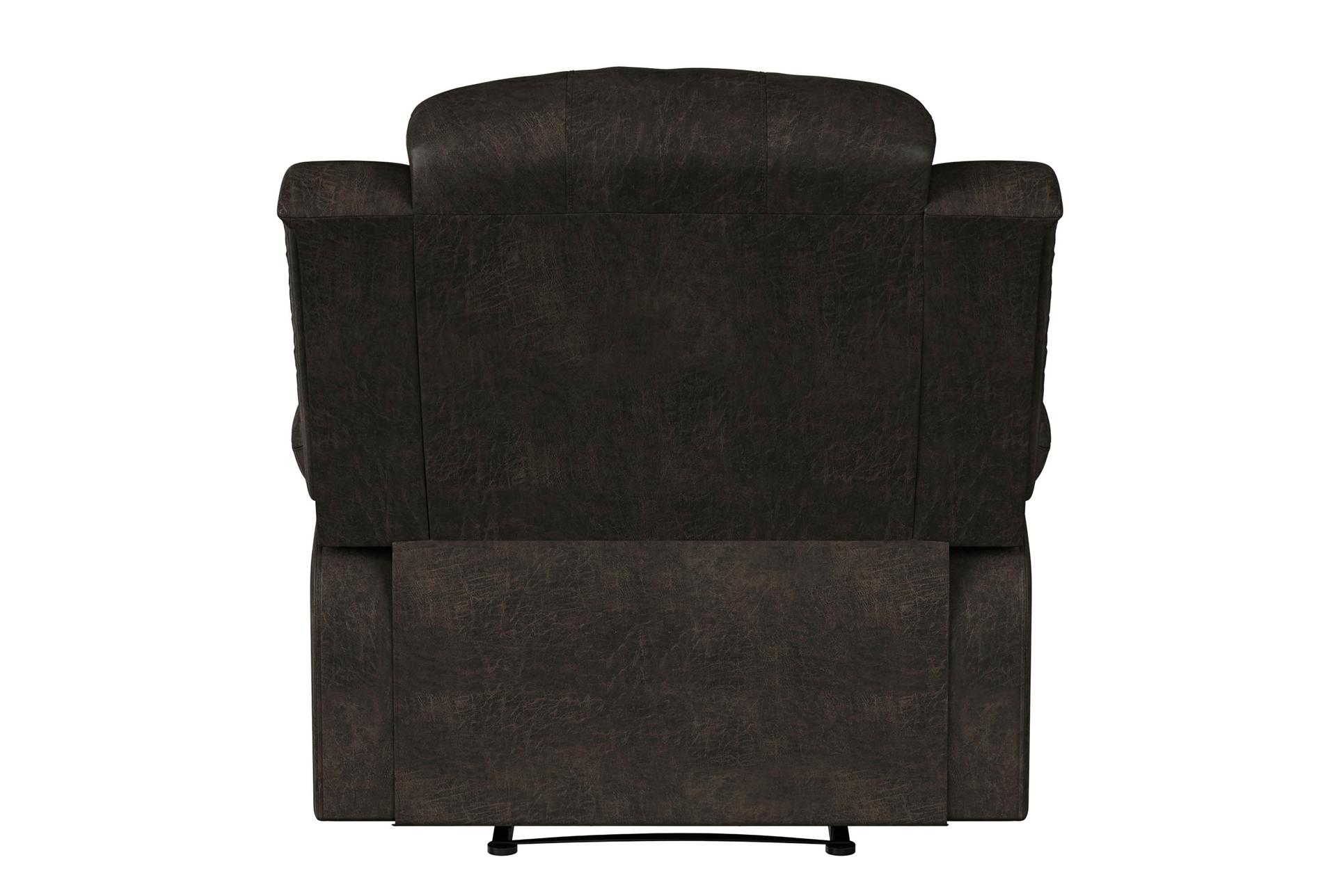 derby java faux suede 66" manual oversized recliner with adjustable headrest 19 derby java faux suede 66" manual oversized recliner with adjustable headrest