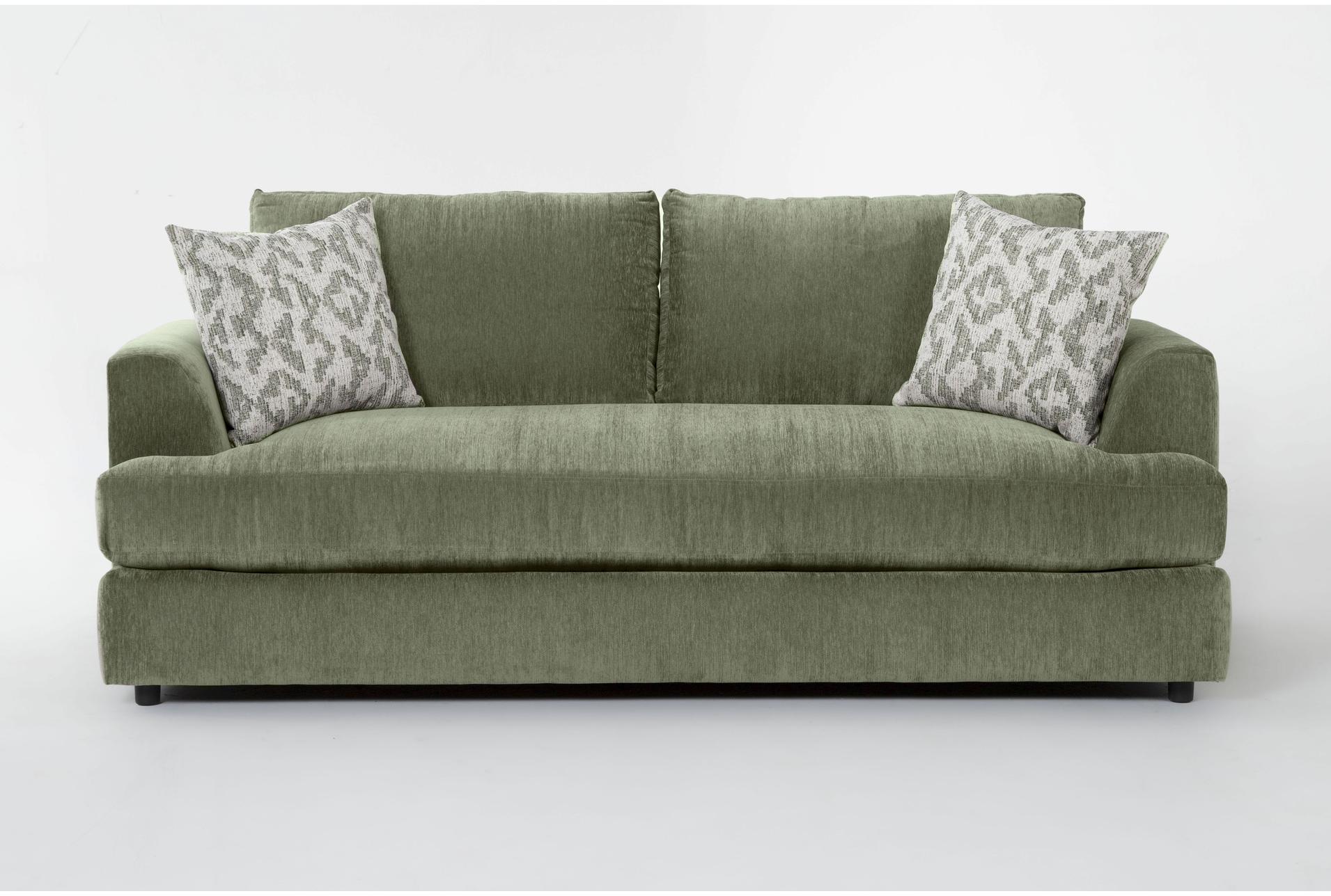 opaline green crypton fabric down high performance 85" condo sofa | contract grade | loose reversible back 1 opaline green crypton fabric down high performance 85" condo sofa | contract grade | loose reversible back