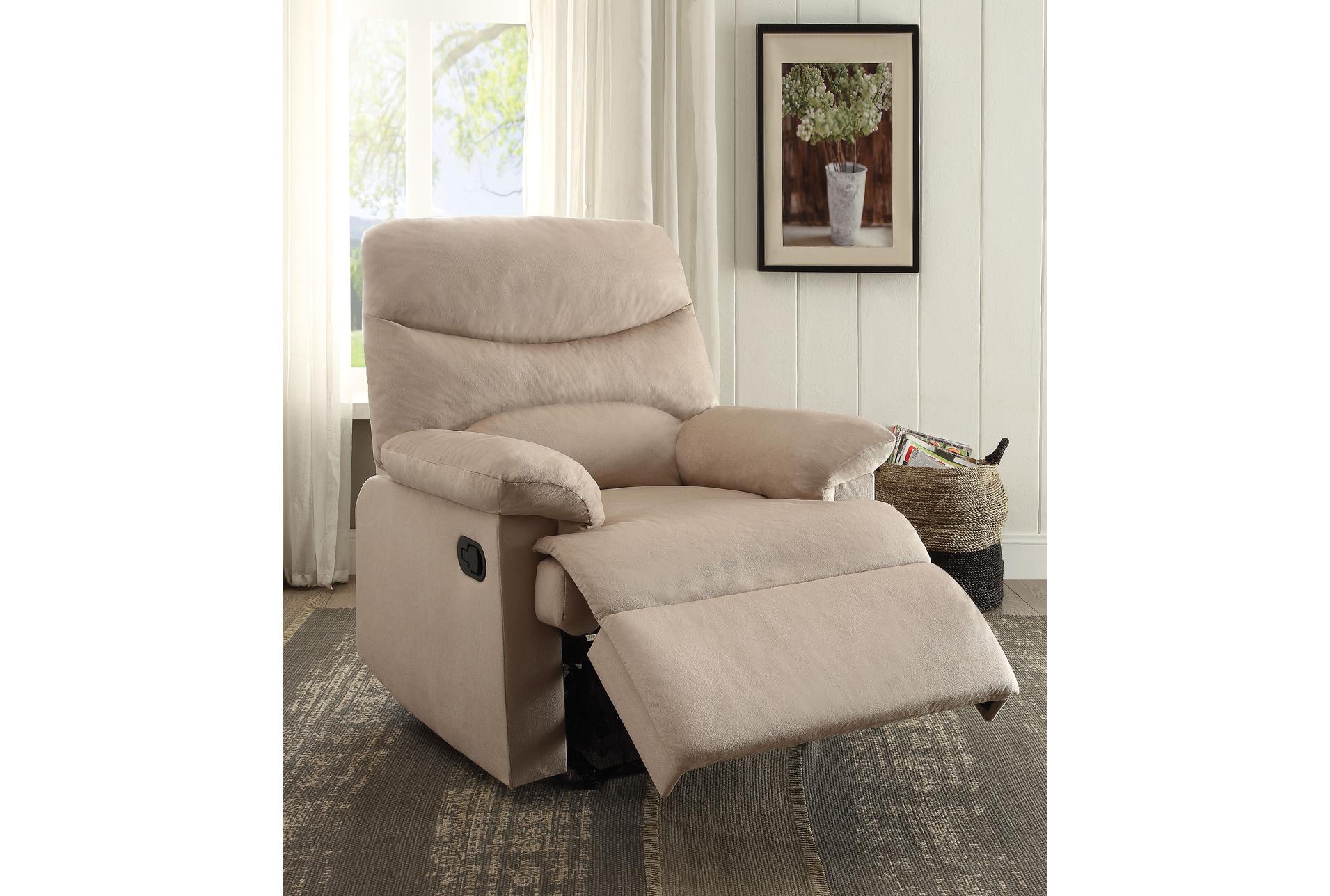 arcadia 35" beige woven fabric manual recliner | exterior pull 12 arcadia 35" beige woven fabric manual recliner | exterior pull