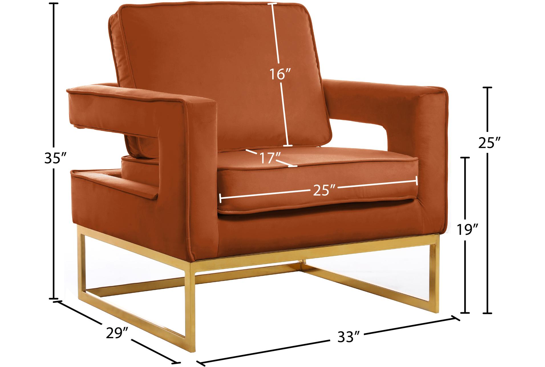 noah cognac velvet accent chair 14 noah cognac velvet accent chair