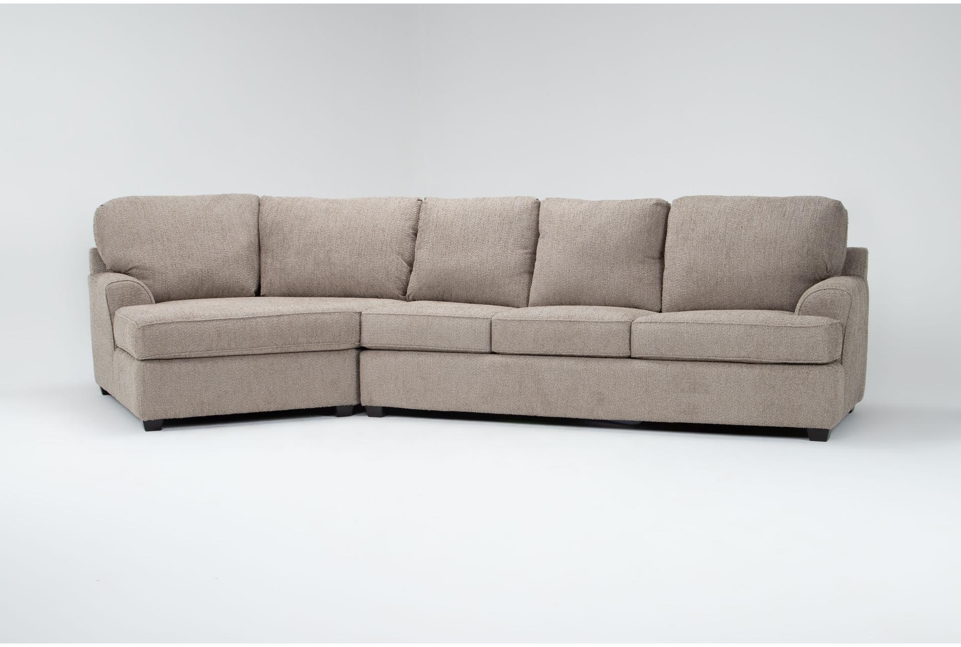 alessandro ii taupe brown chenille fabric 2 piece sectional with right arm facing sofa & left arm facing cuddler 1 alessandro ii taupe brown chenille fabric 2 piece sectional with right arm facing sofa & left arm facing cuddler