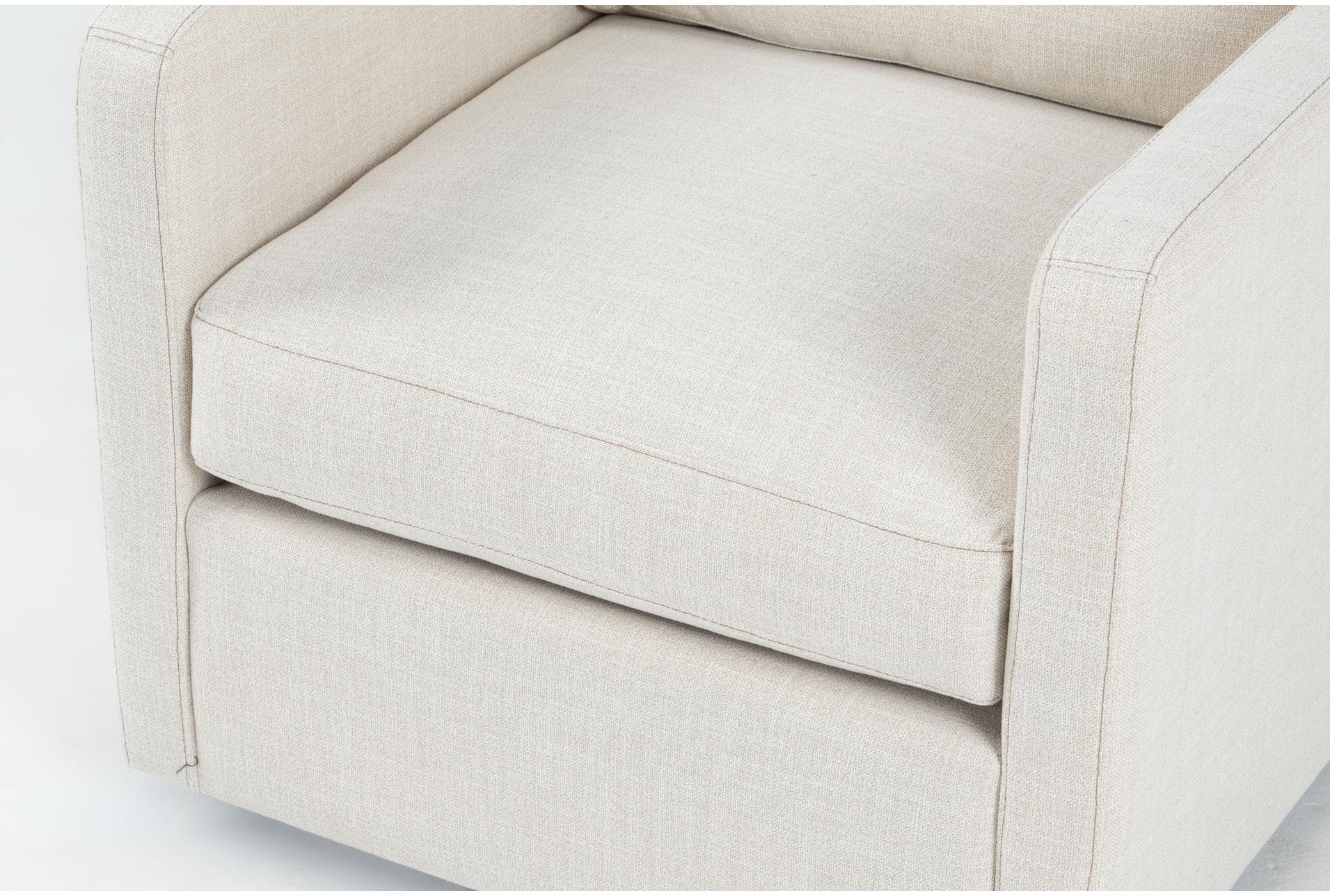 aidan vi natural twist swivel accent chair | fabric | with arms | club | loose reversible back 11 aidan vi natural twist swivel accent chair | fabric | with arms | club | loose reversible back