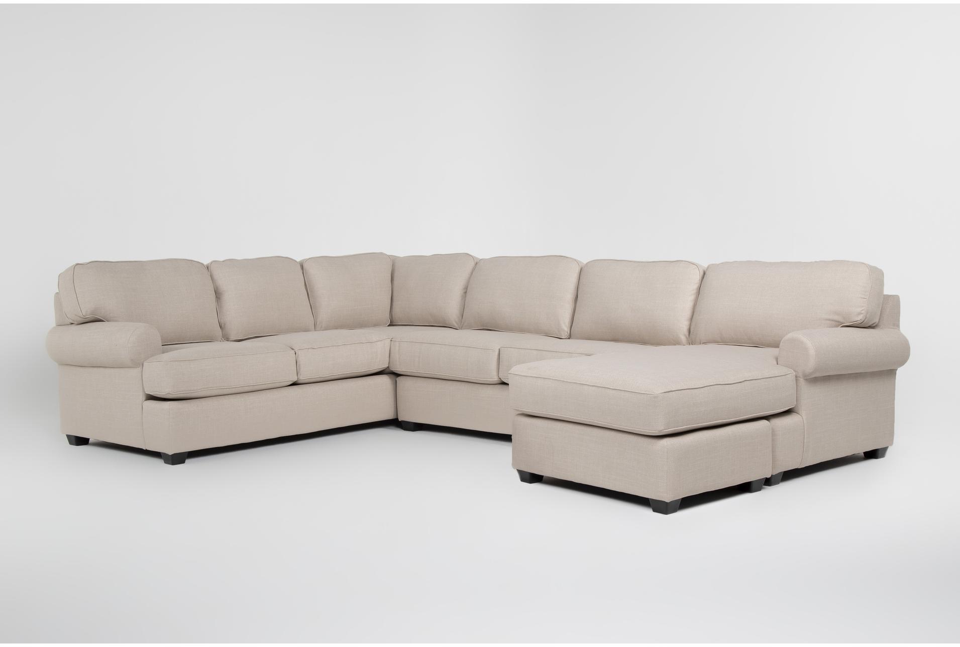 hampstead ii beige linen 140" 2 piece sectional with right arm facing queen sleeper sofa chaise | fabric | rolled arms 1 hampstead ii beige linen 140" 2 piece sectional with right arm facing queen sleeper sofa chaise | fabric | rolled arms