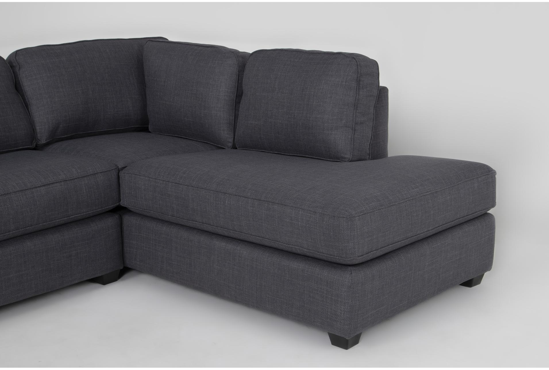 hampstead ii blue 140" 2 piece sectional with left arm facing sleeper sofa + right arm facing corner chaise & ottoman 12 hampstead ii blue 140" 2 piece sectional with left arm facing sleeper sofa + right arm facing corner chaise & ottoman