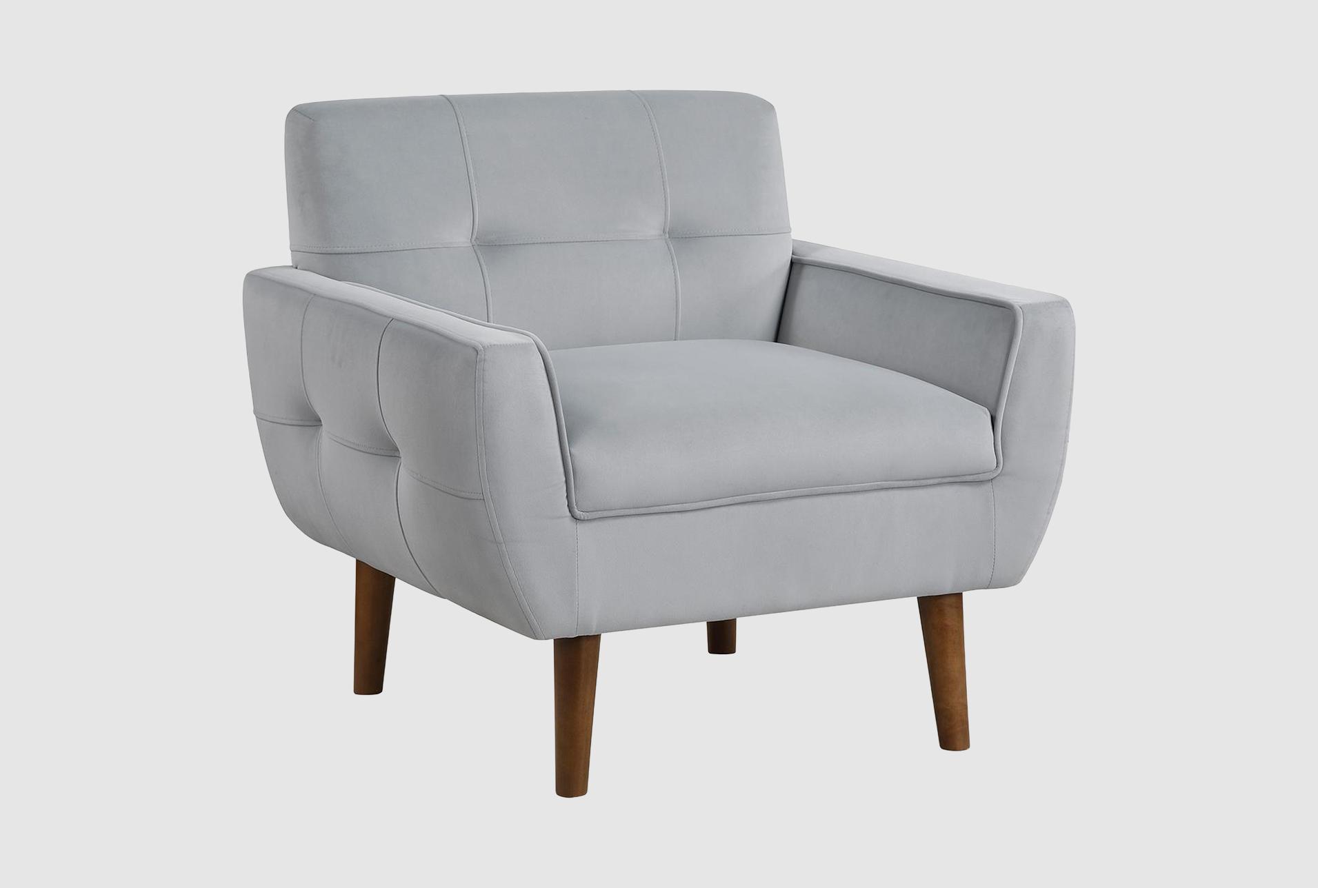 microlight grey wood accent arm chair | fabric | solid | with arms | club 1 microlight grey wood accent arm chair | fabric | solid | with arms | club