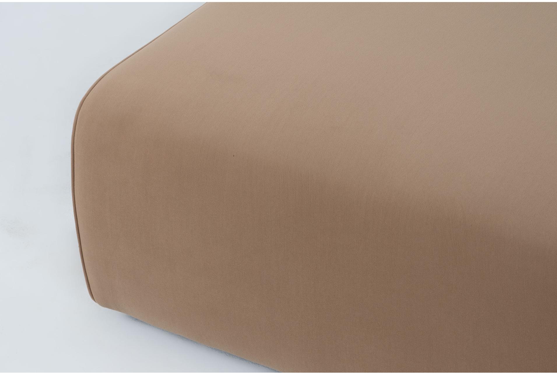 tao khaki beige velvet 37" cocktail ottoman 9 tao khaki beige velvet 37" cocktail ottoman