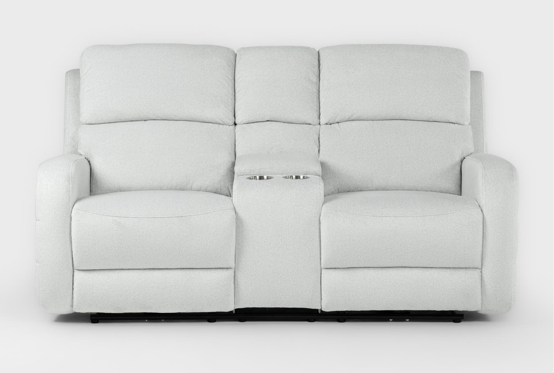 rio grey fabric 71" power reclining console loveseat w/usb 1 rio grey fabric 71" power reclining console loveseat w/usb